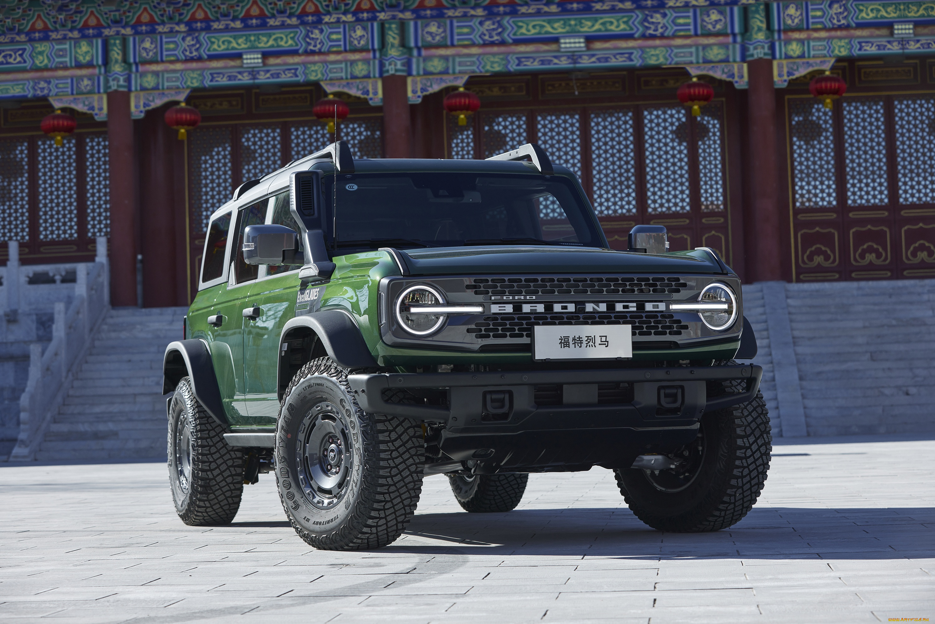 автомобили, ford, bronco, 4-door, everglades