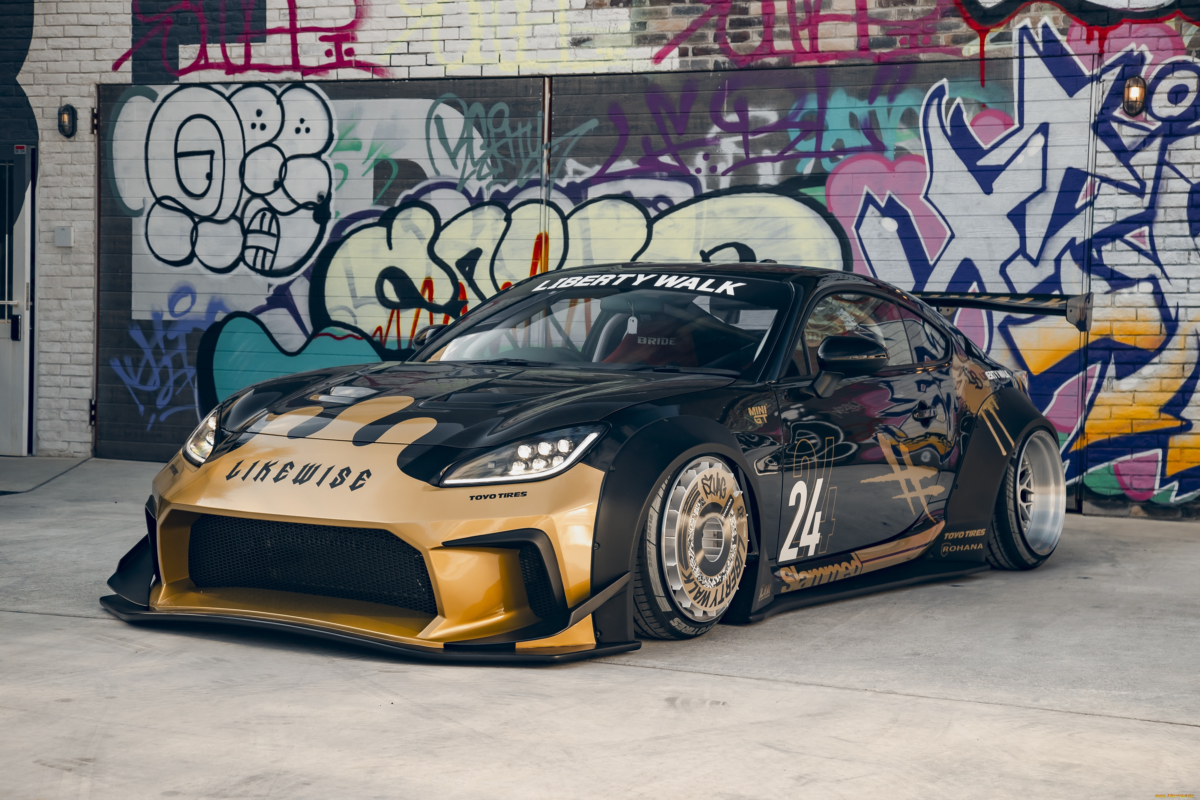 автомобили, toyota, graffiti, liberty, walk, gr86, lbwk