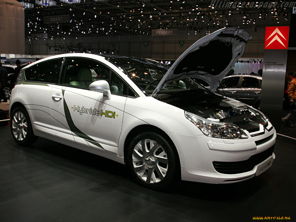 citroen, c4, hdi, hybrid, автомобили, выставки, уличные, фото
