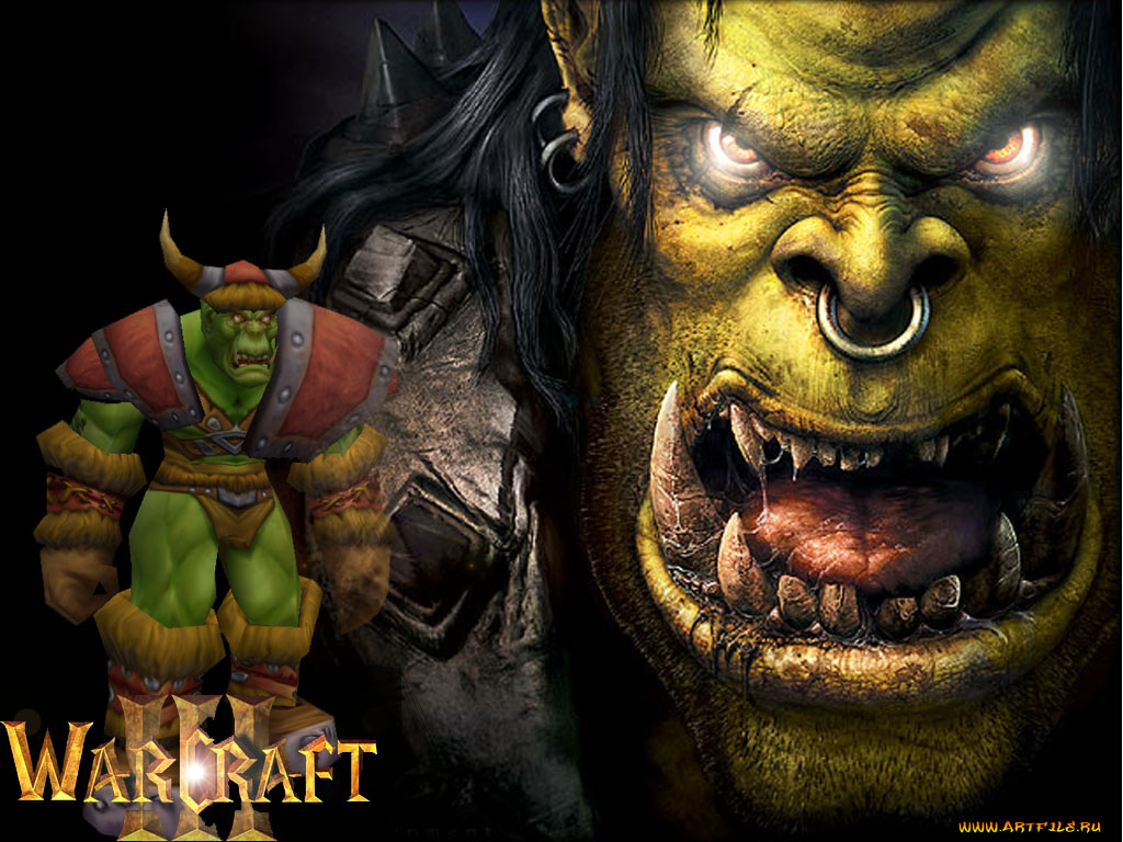 видео, игры, warcraft, iii, reign, of, chaos