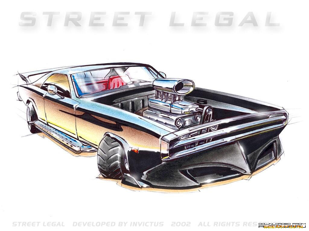 рисованные, авто, мото