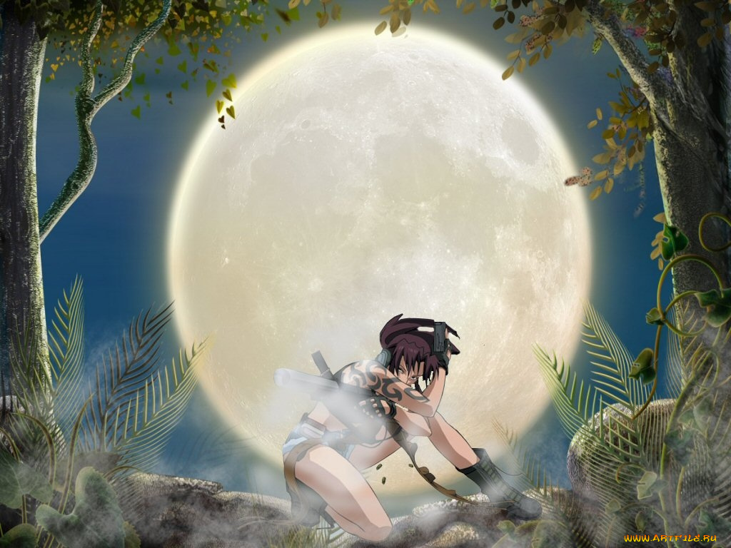 аниме, black, lagoon