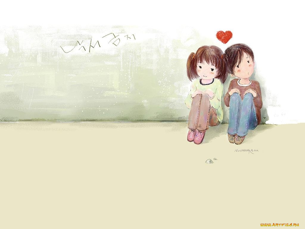 рисованные, дети