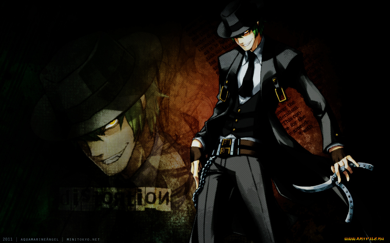 hazama, аниме, blazblue