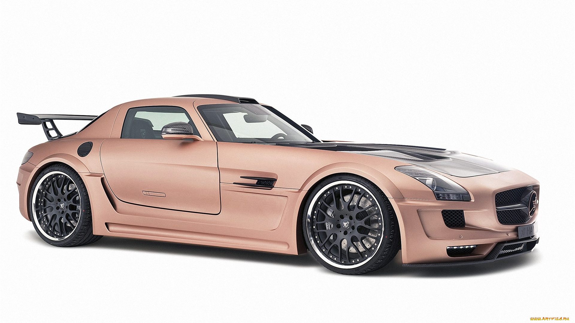 автомобили, mercedes, benz, sls, amg, hamann, gullwing, doors