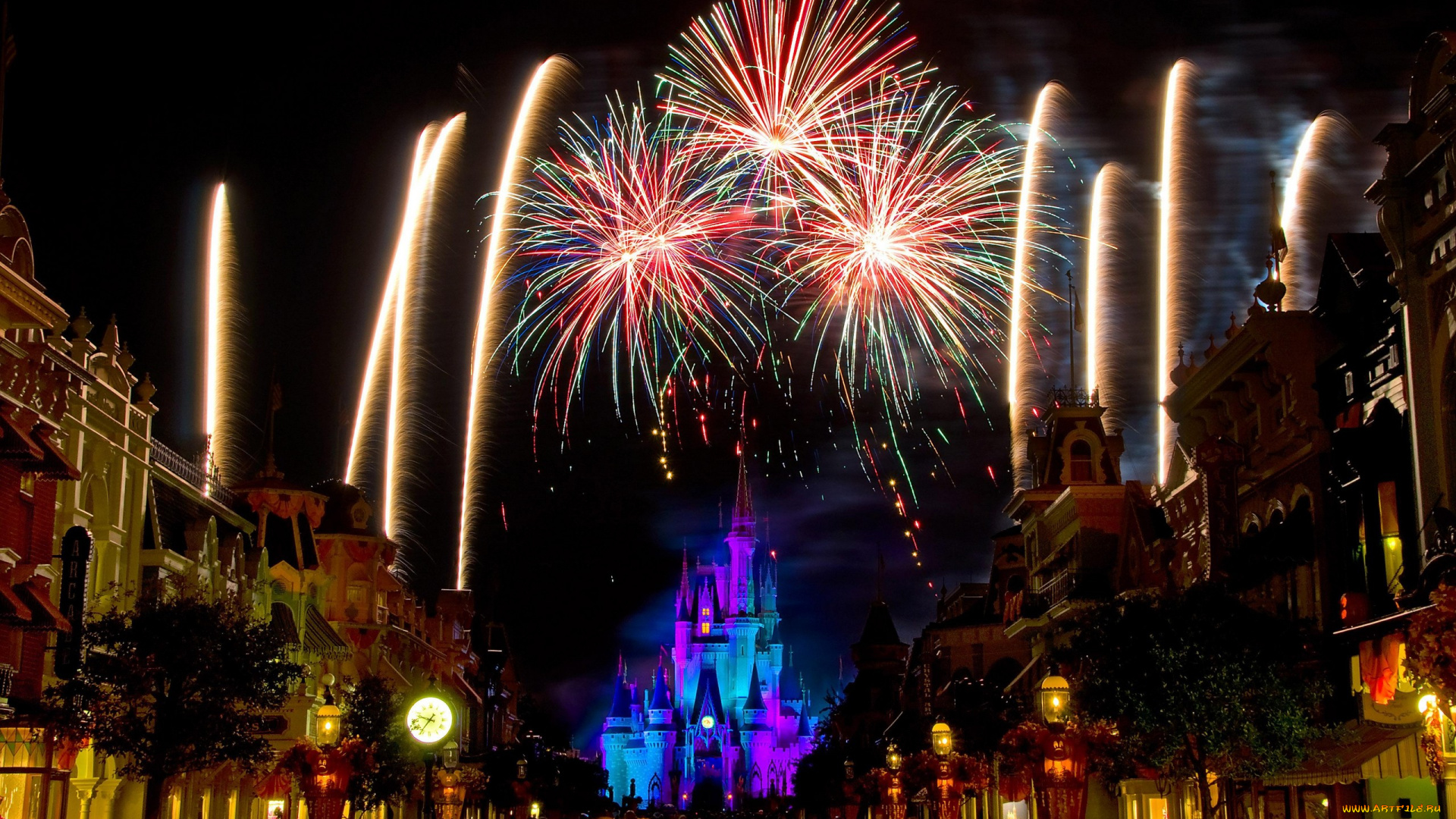 города, диснейленд
