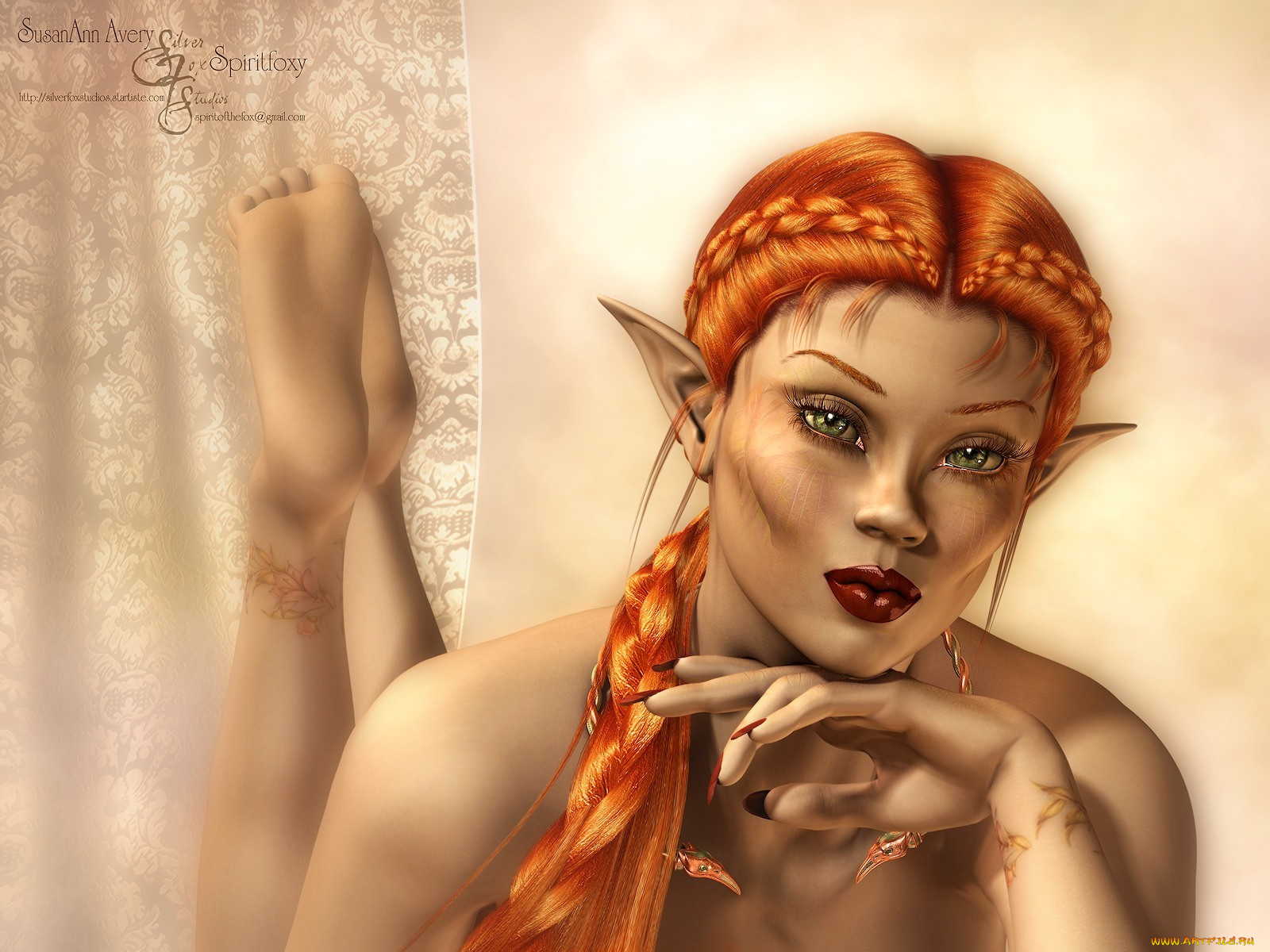 3д, графика, elves, эльфы, эльф