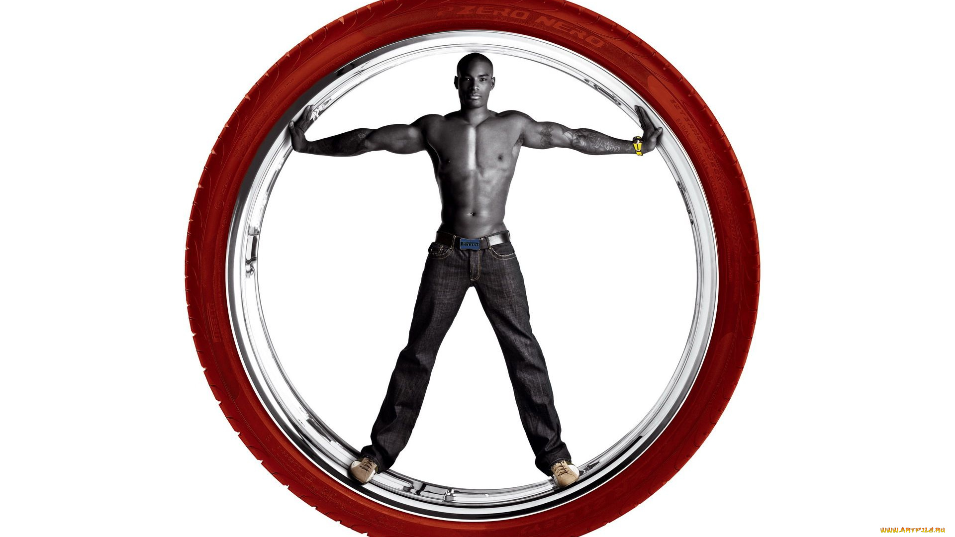 мужчины, tyson, beckford, колесо