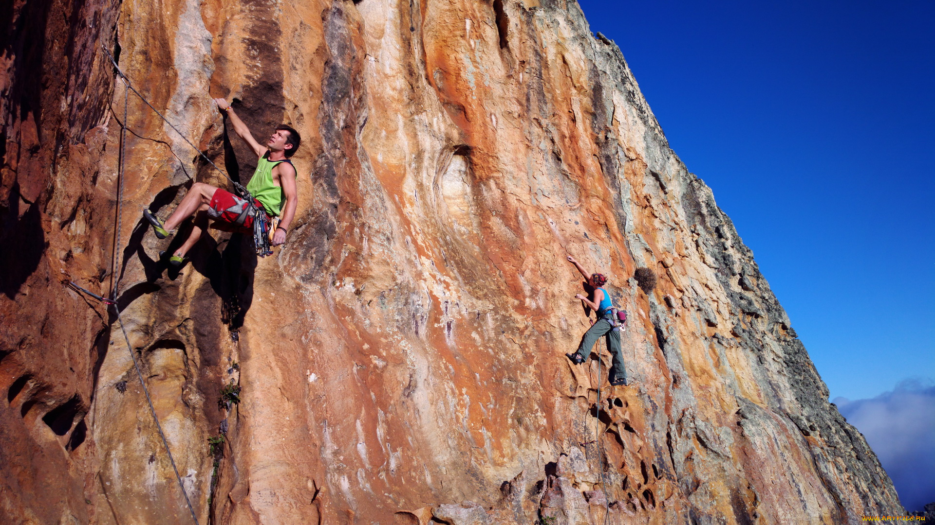 спорт, экстрим, скала