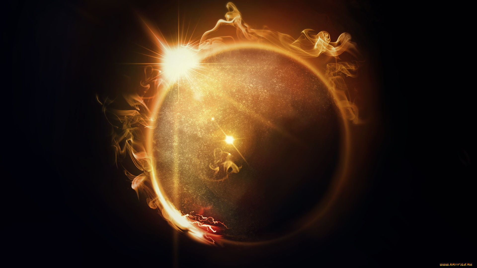 космос, арт, планеты