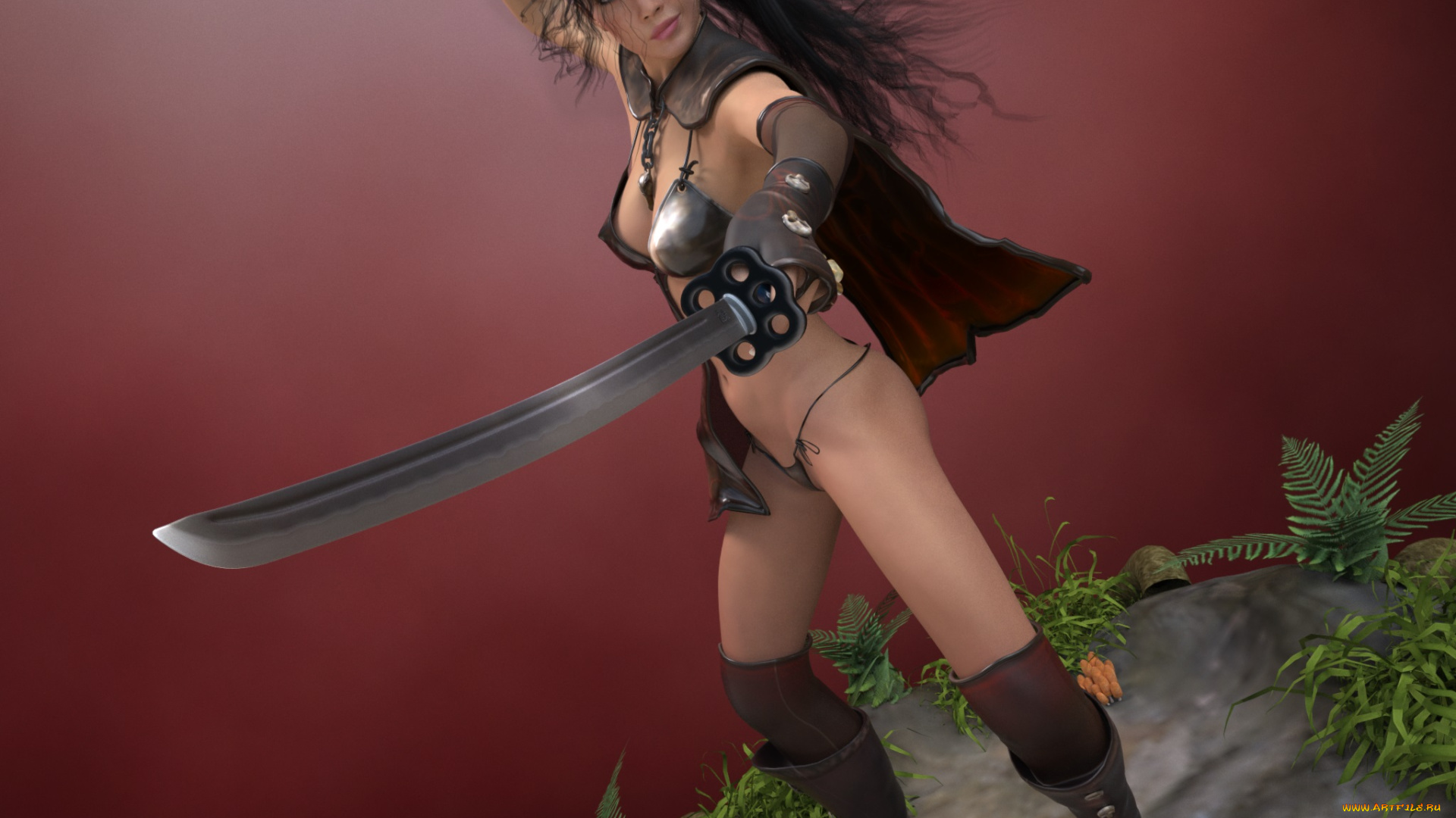 3д, графика, amazon, , амазонки, меч, девушка