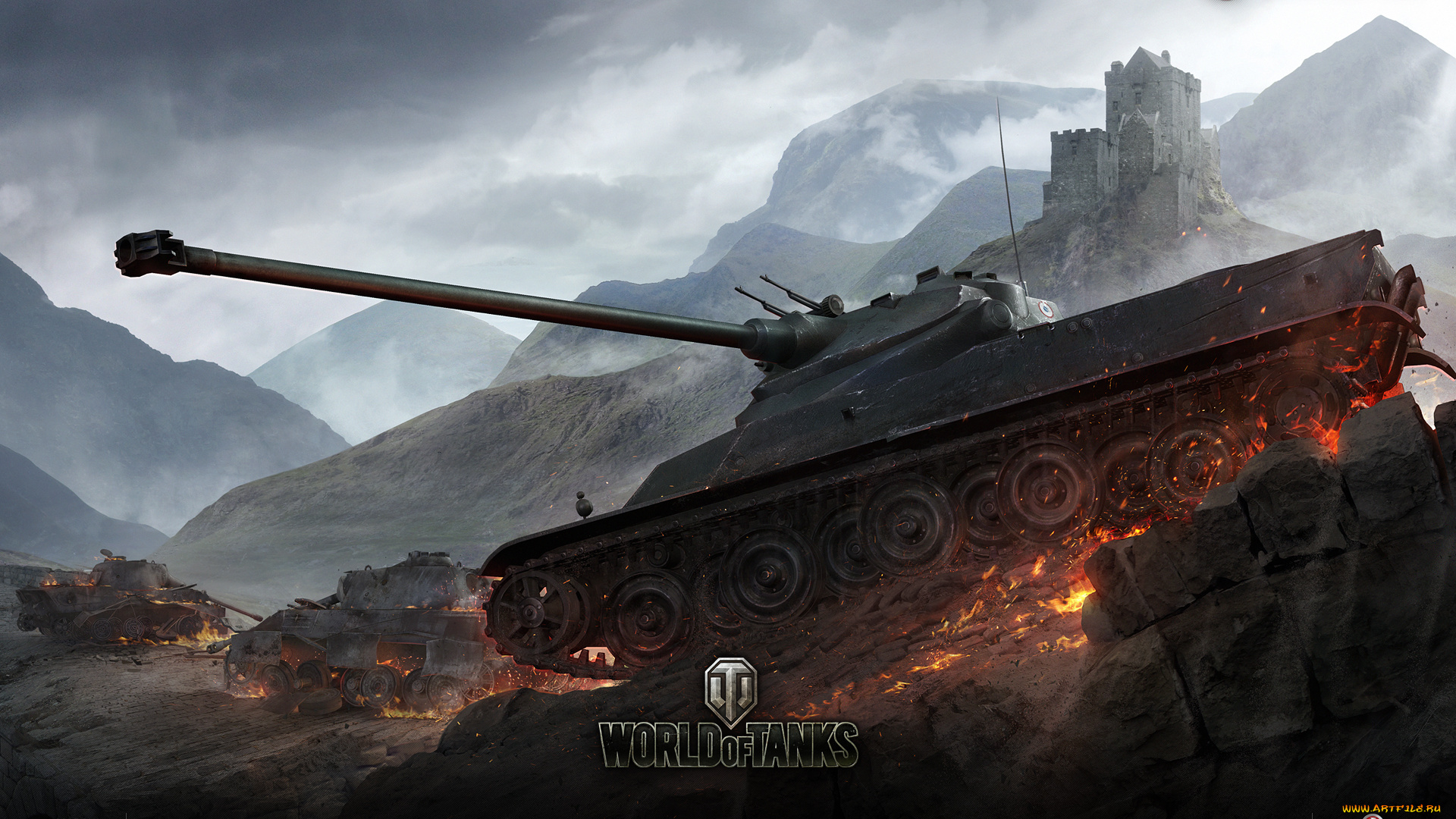 календари, видеоигры, танк