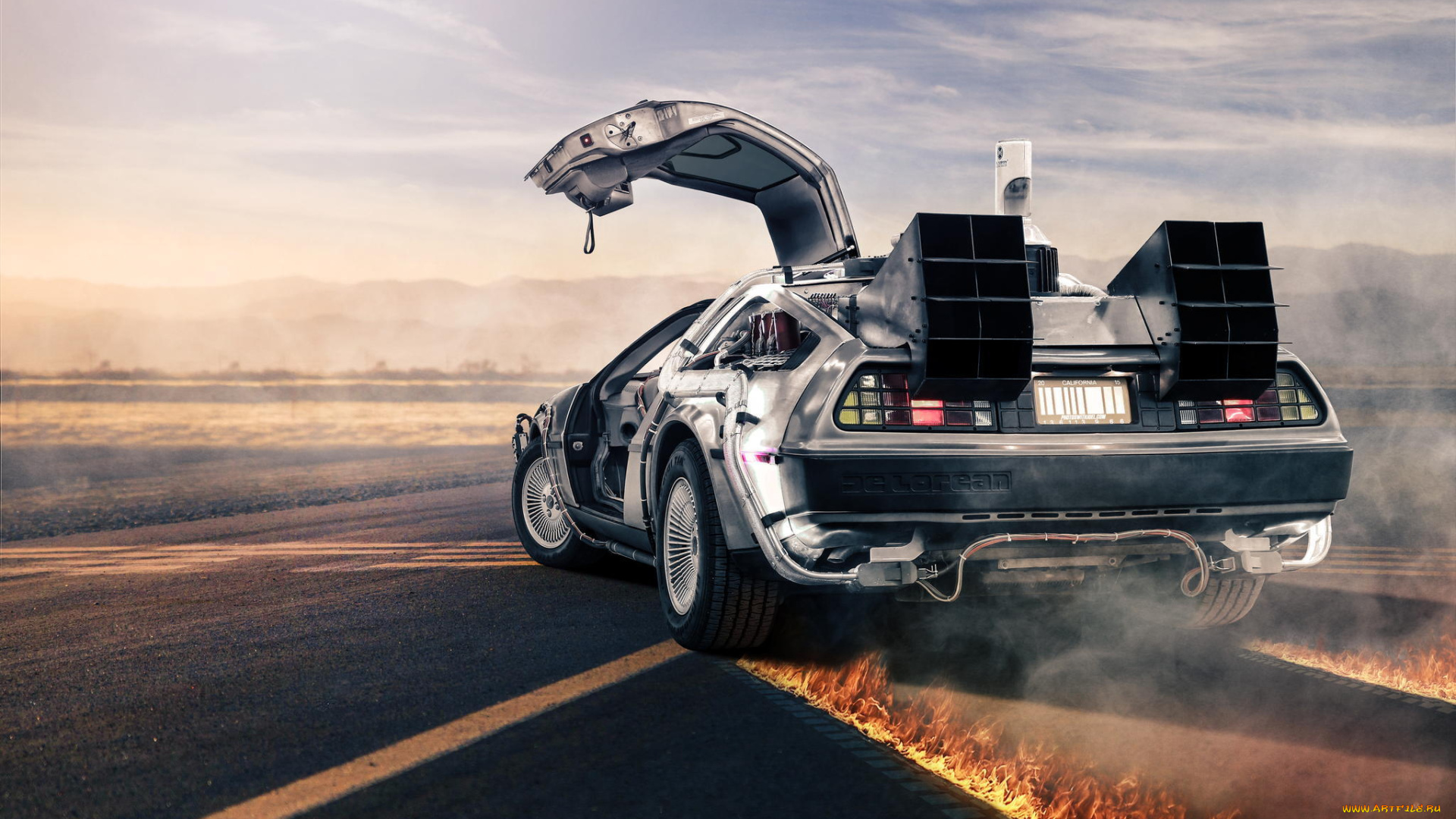 кино, фильмы, back, to, the, future, delorean