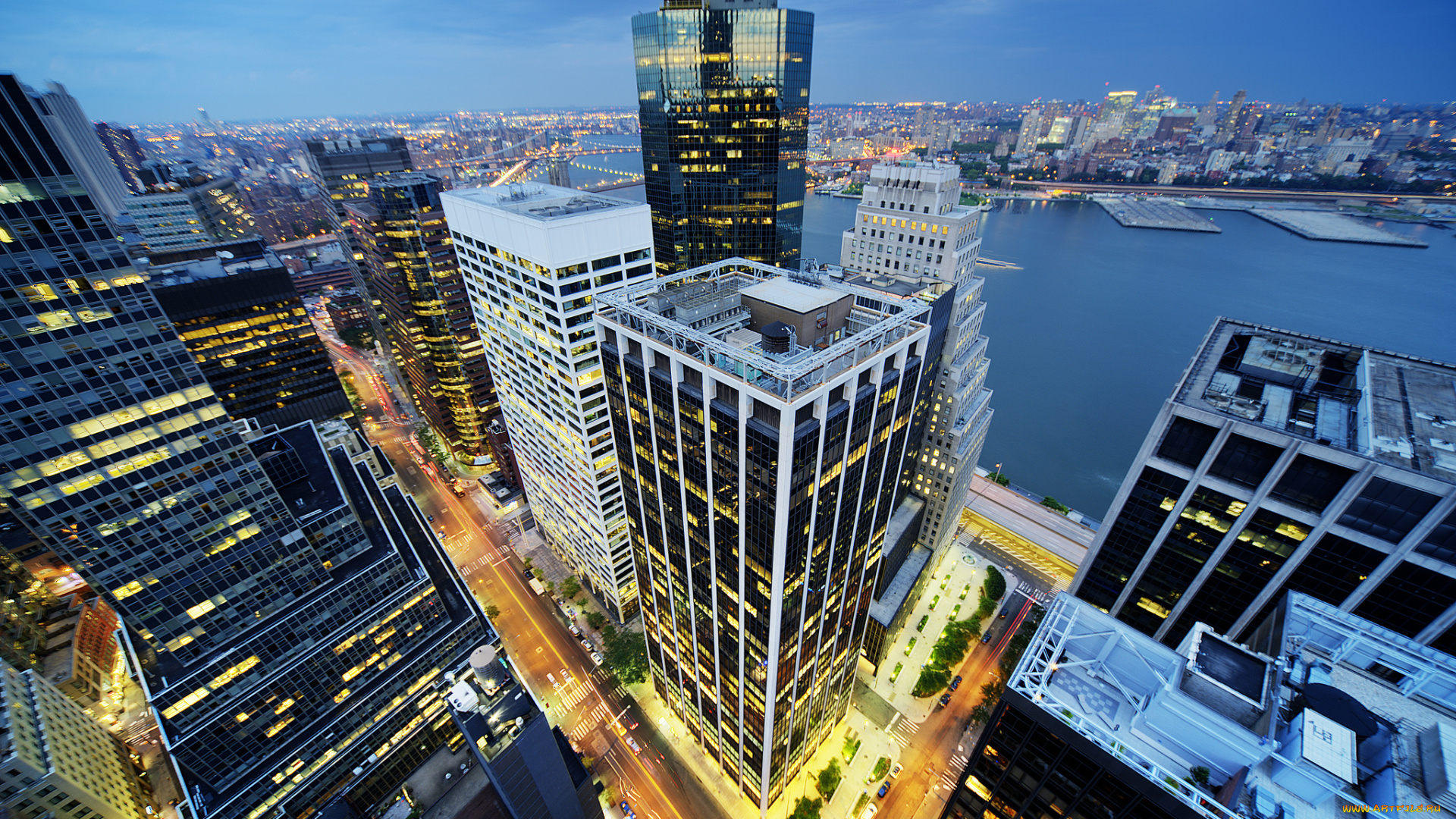 manhattan, , new, york, city, города, нью-йорк, , сша, здания, нью-йорк, небоскрёбы, ночной, город, манхэттен, new, york, city