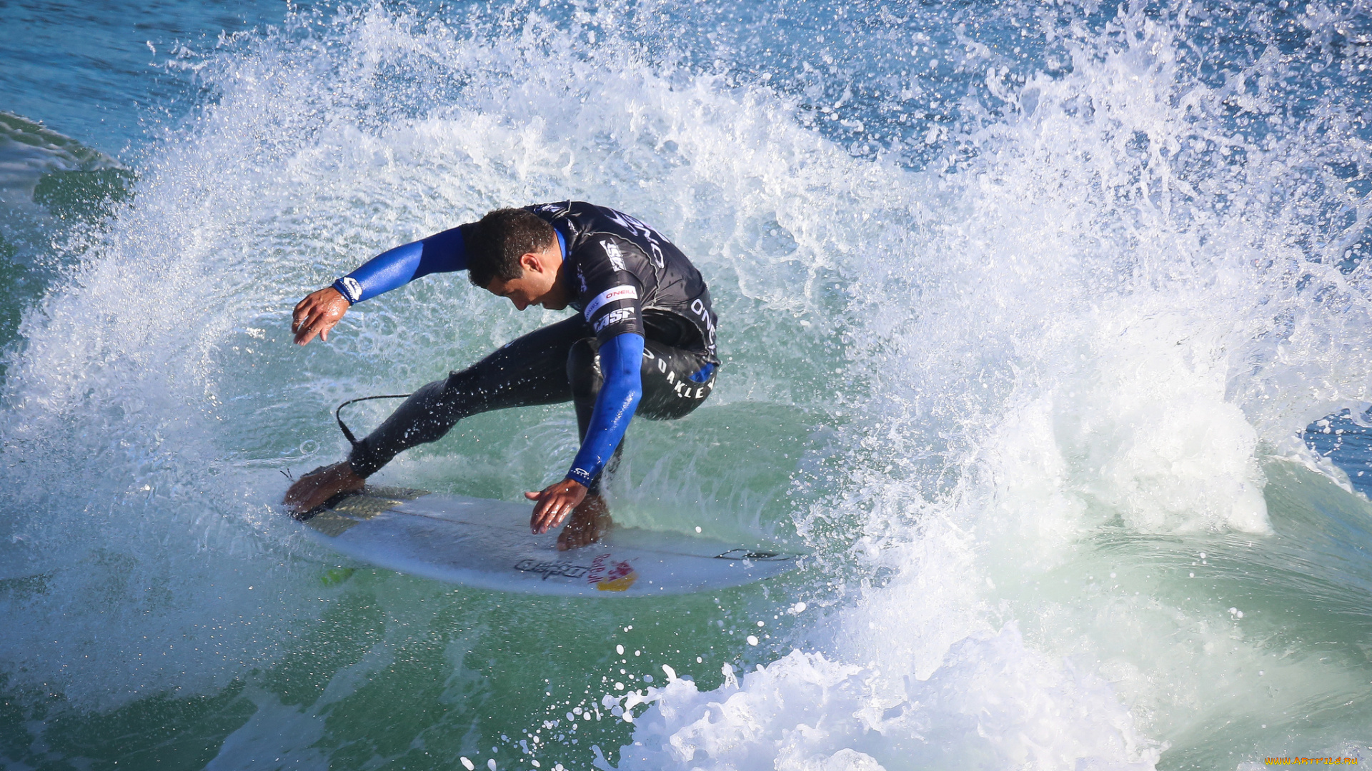 спорт, серфинг, доска, серфер, океан, волна