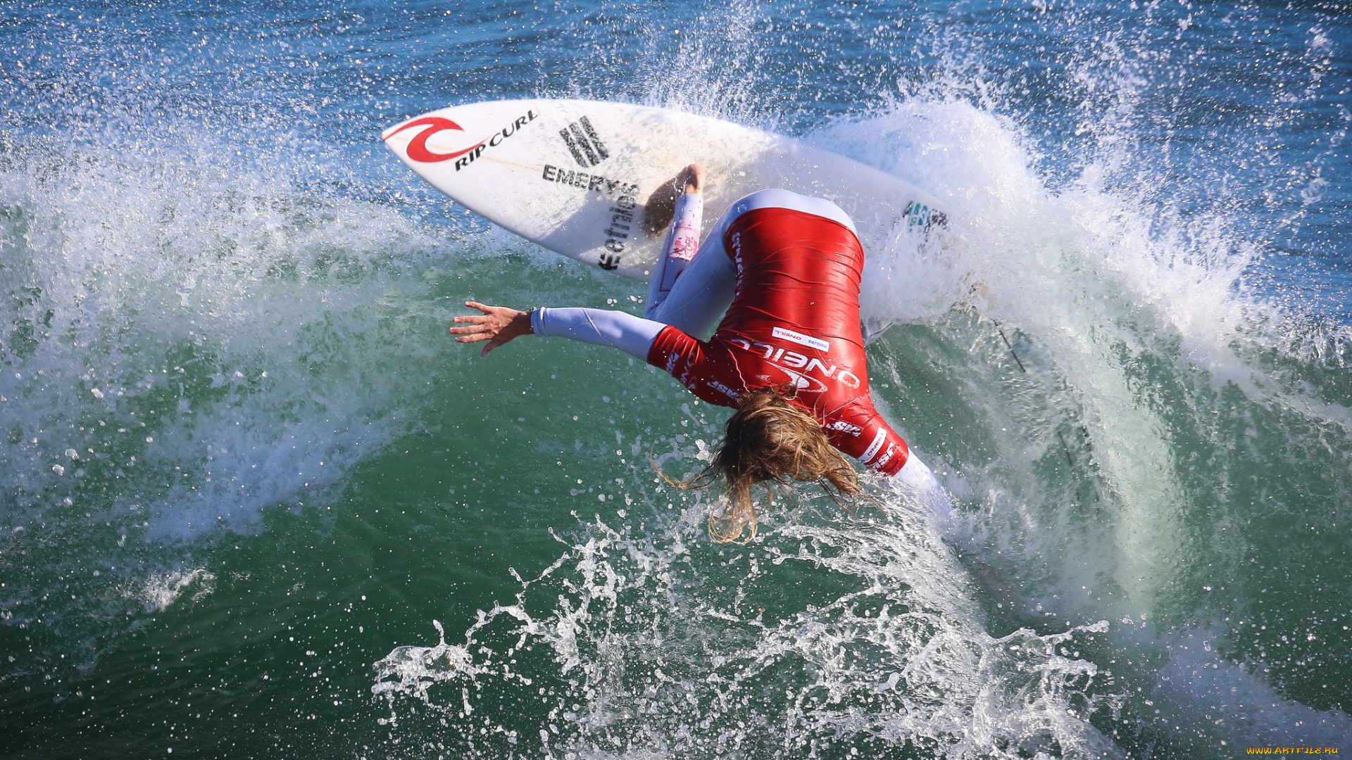 спорт, серфинг, доска, серфер, волна, океан