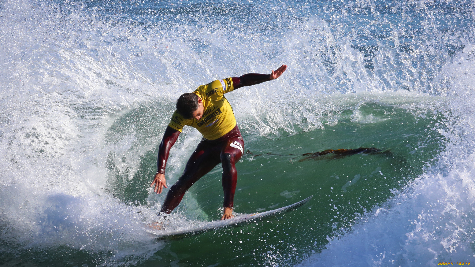 спорт, серфинг, океан, волна, доска, серфер