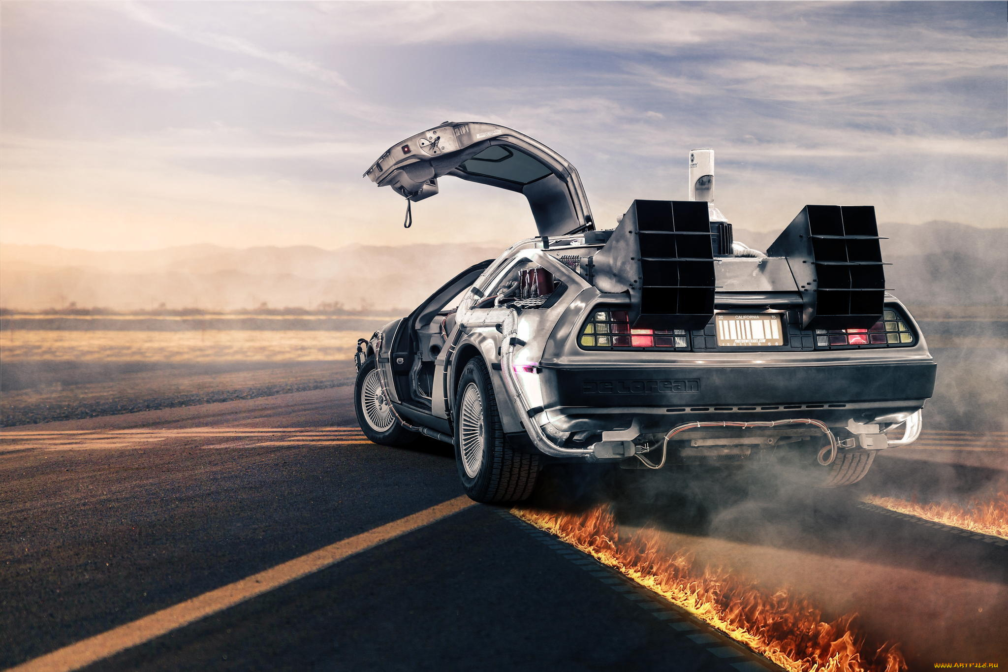 кино, фильмы, back, to, the, future, delorean