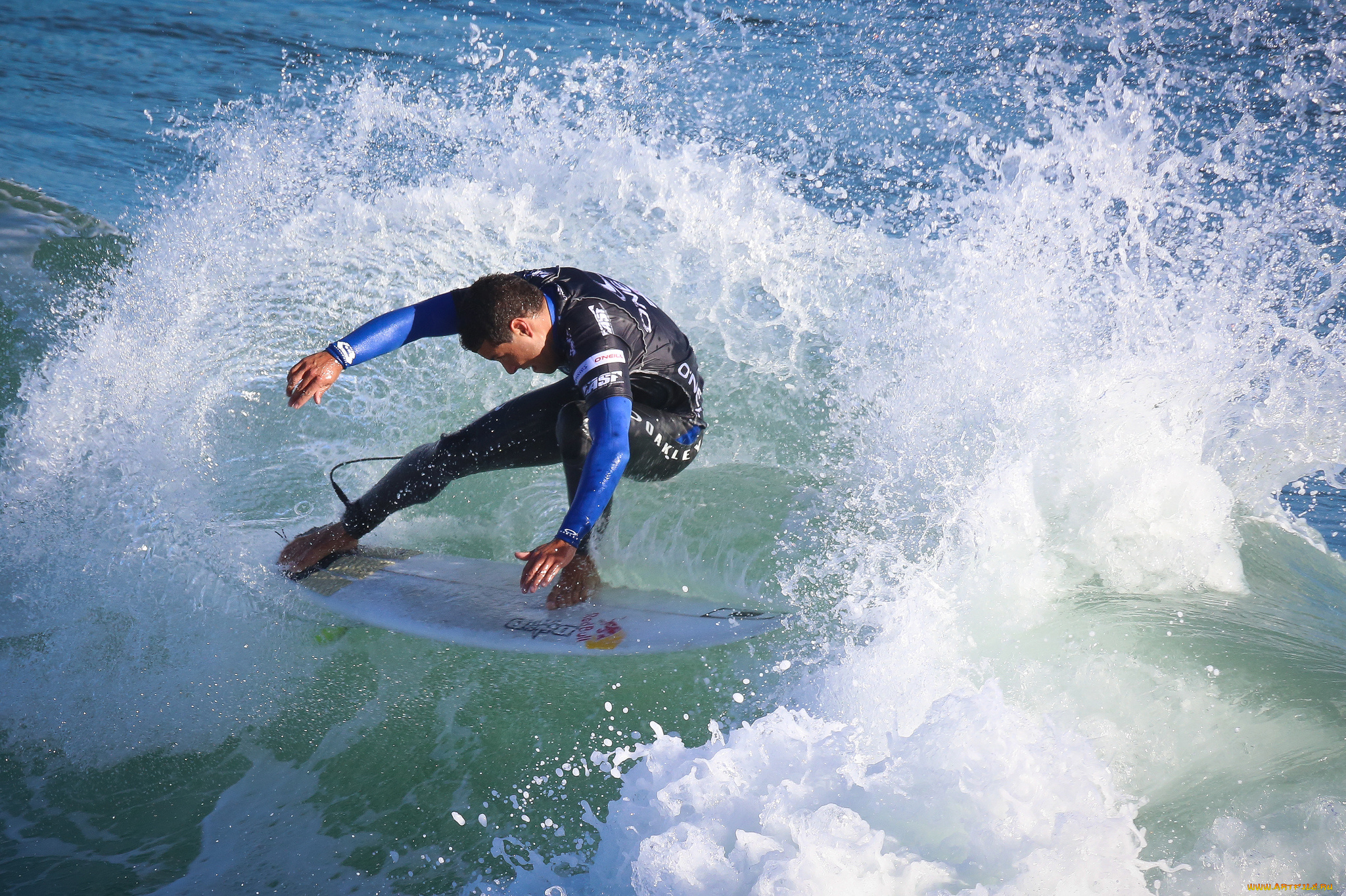 спорт, серфинг, доска, серфер, океан, волна