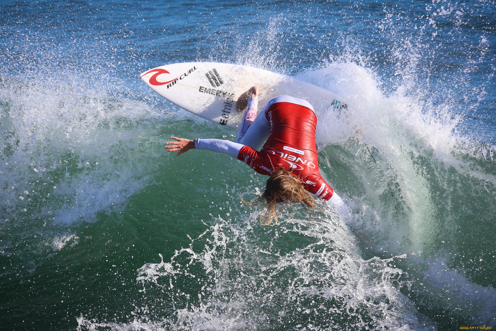 спорт, серфинг, доска, серфер, волна, океан