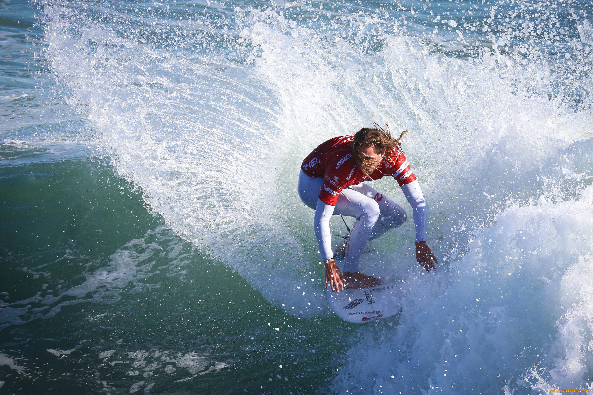 спорт, серфинг, серфер, доска, волна, океан