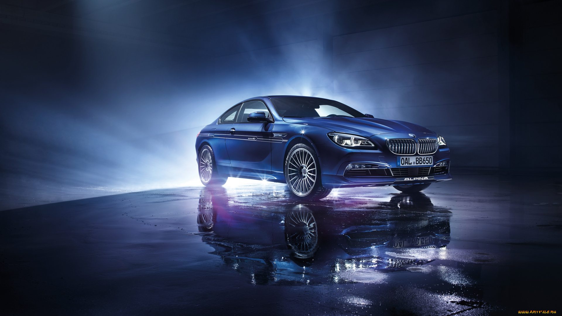 автомобили, alpine, синий, 2015г, f13, edition, 50, coupe, bi-turbo, b6, alpina