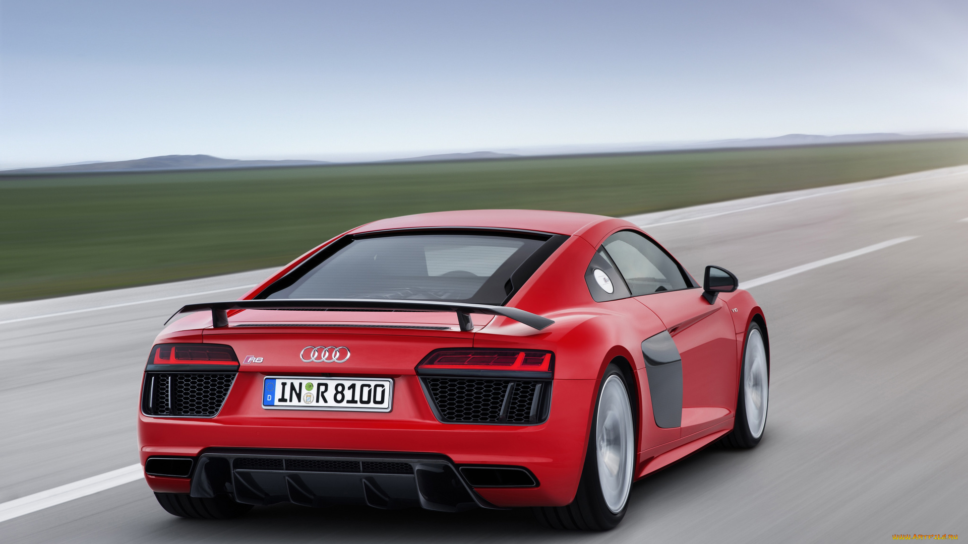 автомобили, audi, красный, 2015г, plus, r8, v10