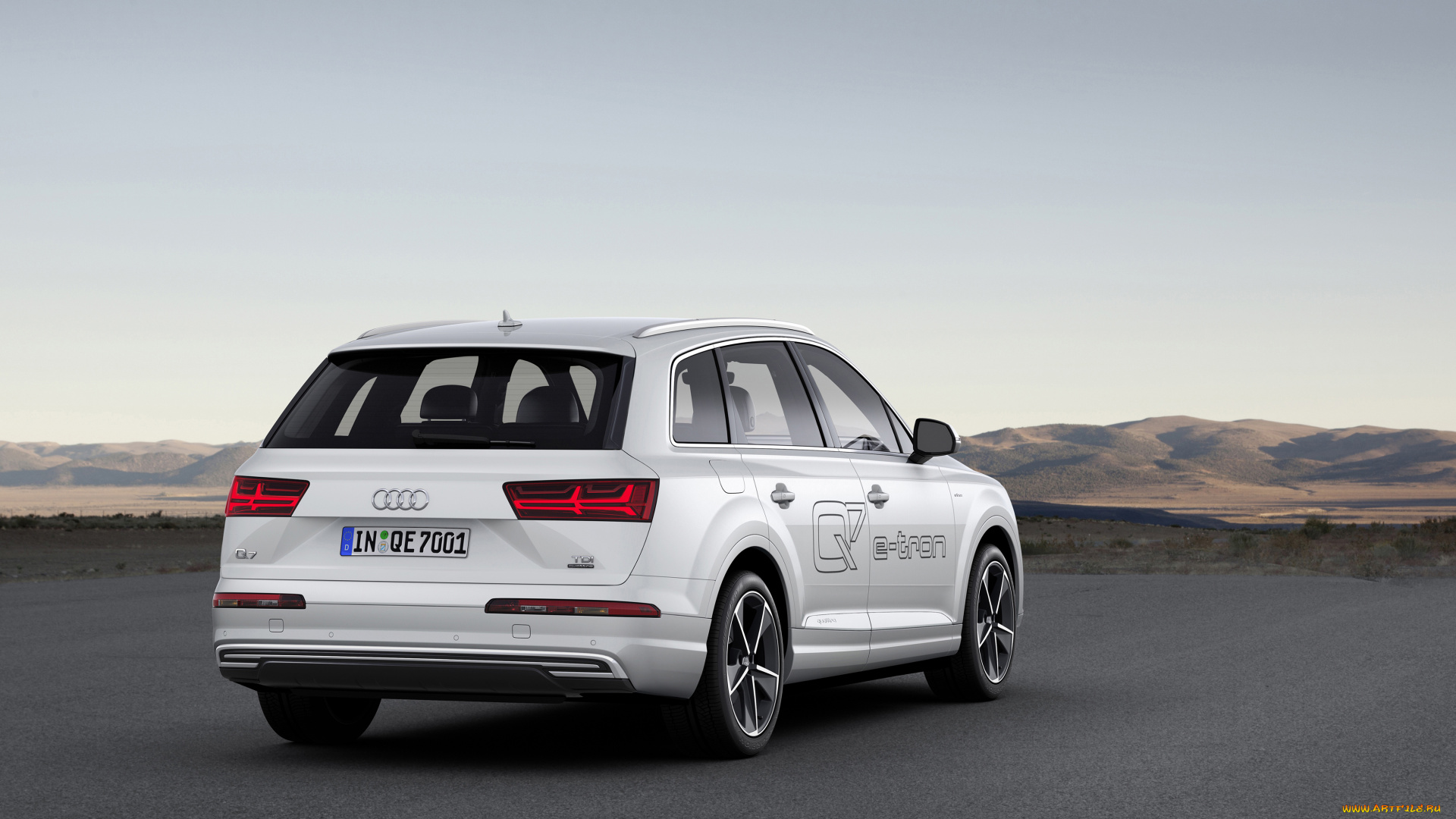 автомобили, audi, светлый, 2015г, quattro, e-tron, q7