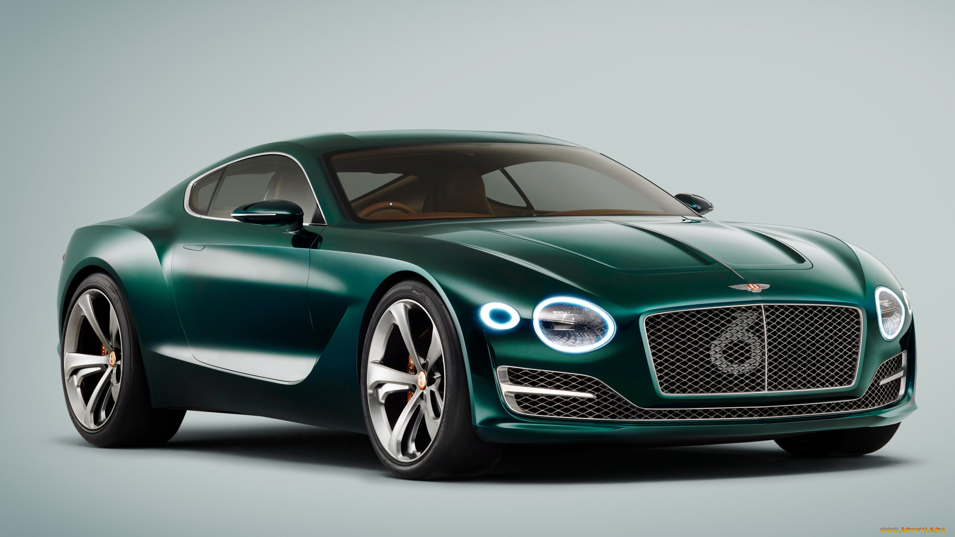 автомобили, bentley, зеленый, 2015г, exp, 10, speed, 6