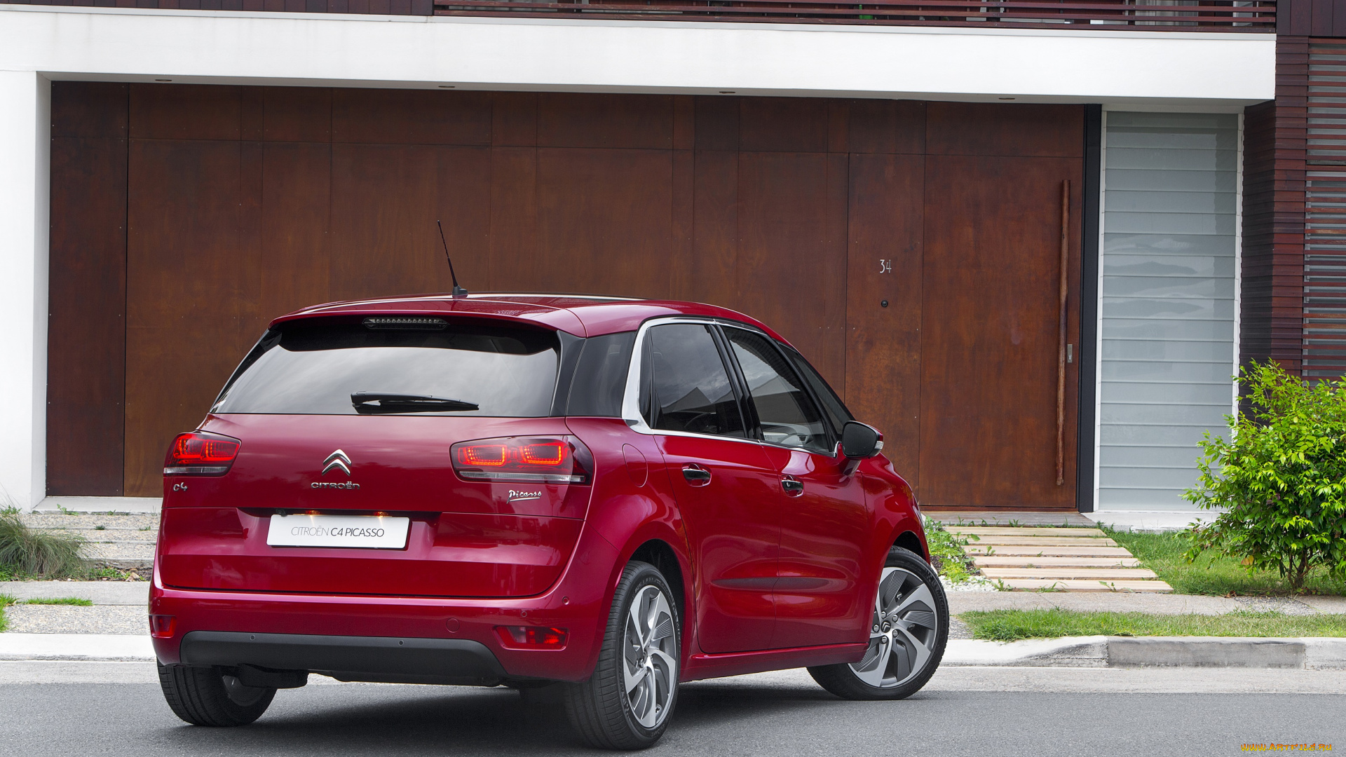 автомобили, citroen, красный, 2015г, au-spec, c4, picasso, citroеn