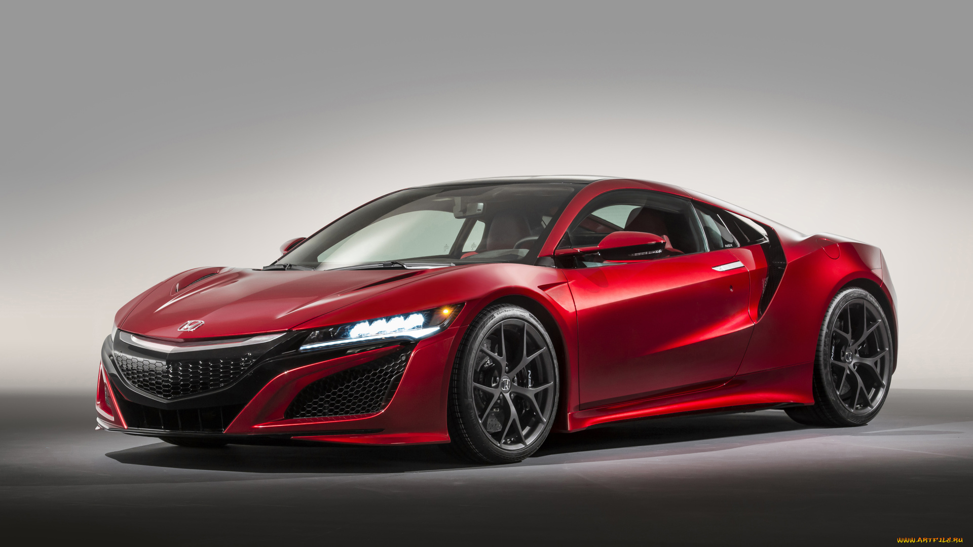 автомобили, honda, красный, 2015г, nsx
