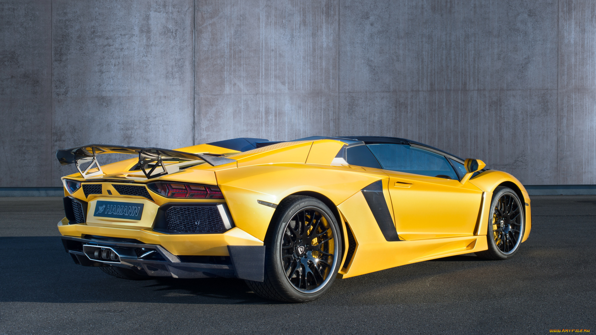 автомобили, lamborghini, limited, lb834, hamann, желтый, 2015г, roadster, aventador