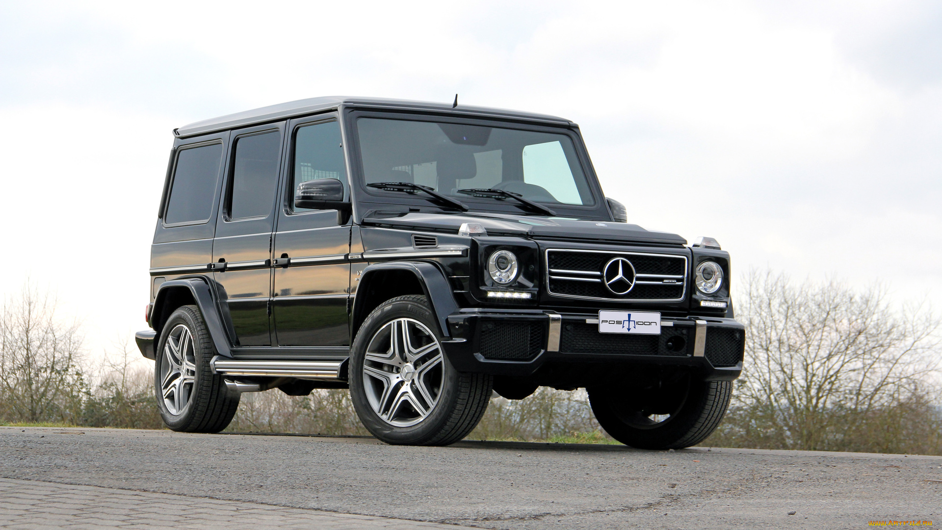 автомобили, mercedes-benz, w463, amg, posaidon, g, 63, темный, 2015г