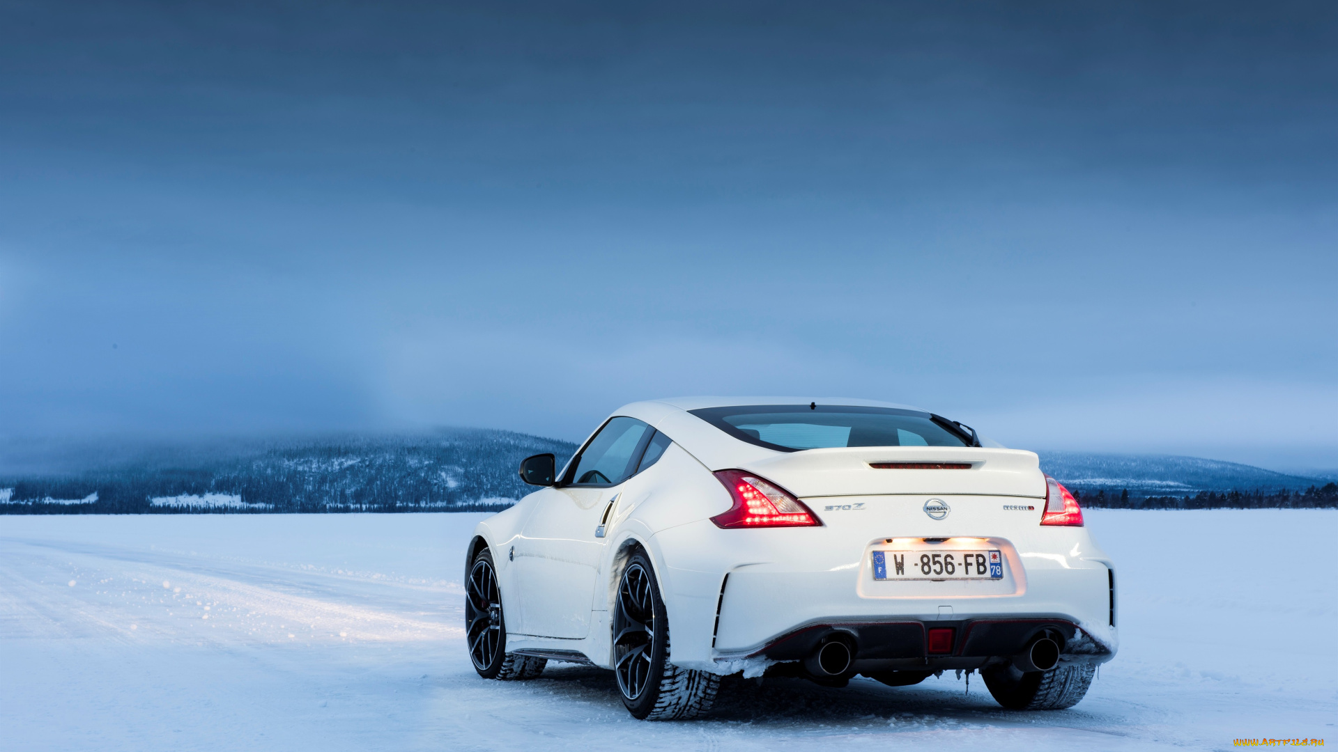 автомобили, nissan, datsun, nismo, снег, светлый, 2014г, 370z