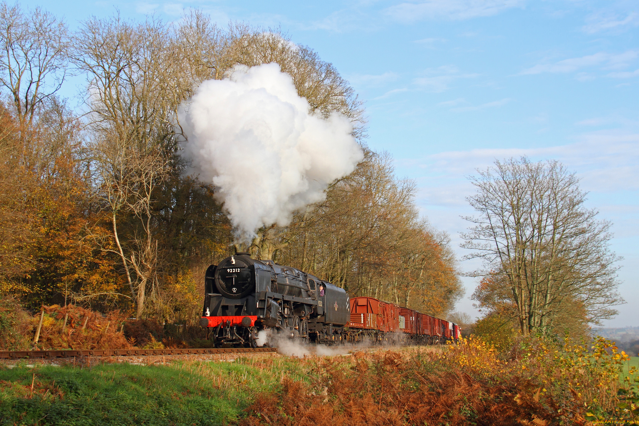 техника, паровозы, железная, дорога, паровоз