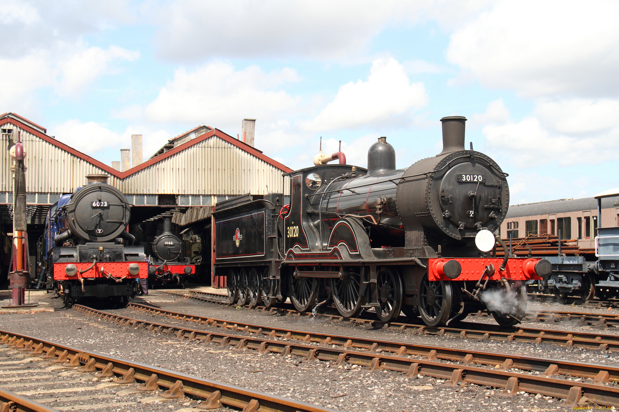 техника, паровозы, железная, дорога, паровоз