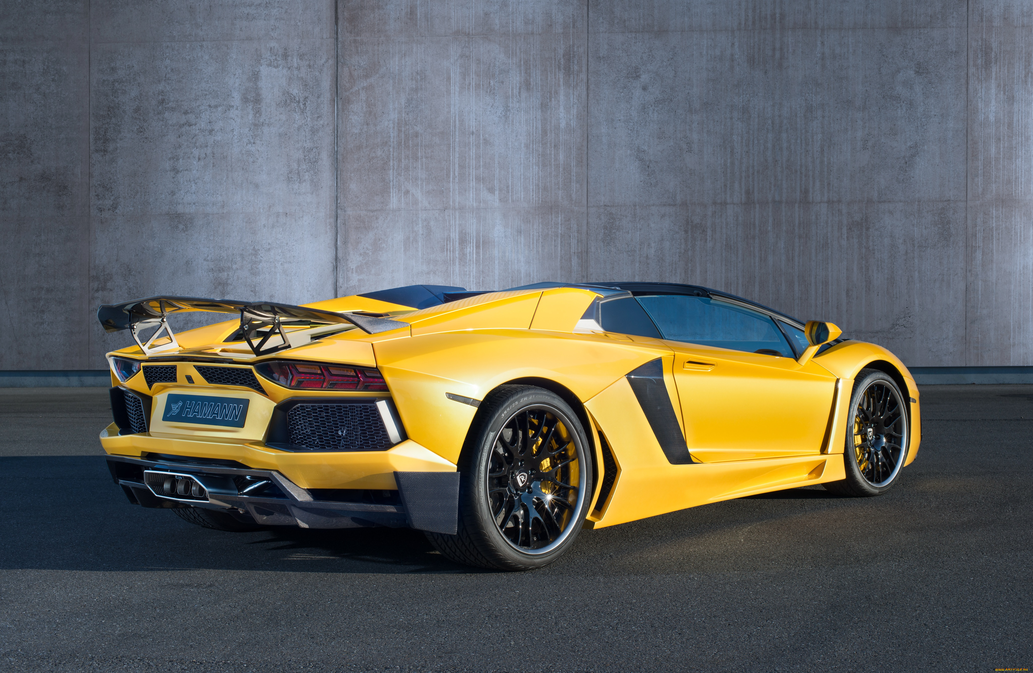 автомобили, lamborghini, limited, lb834, hamann, желтый, 2015г, roadster, aventador