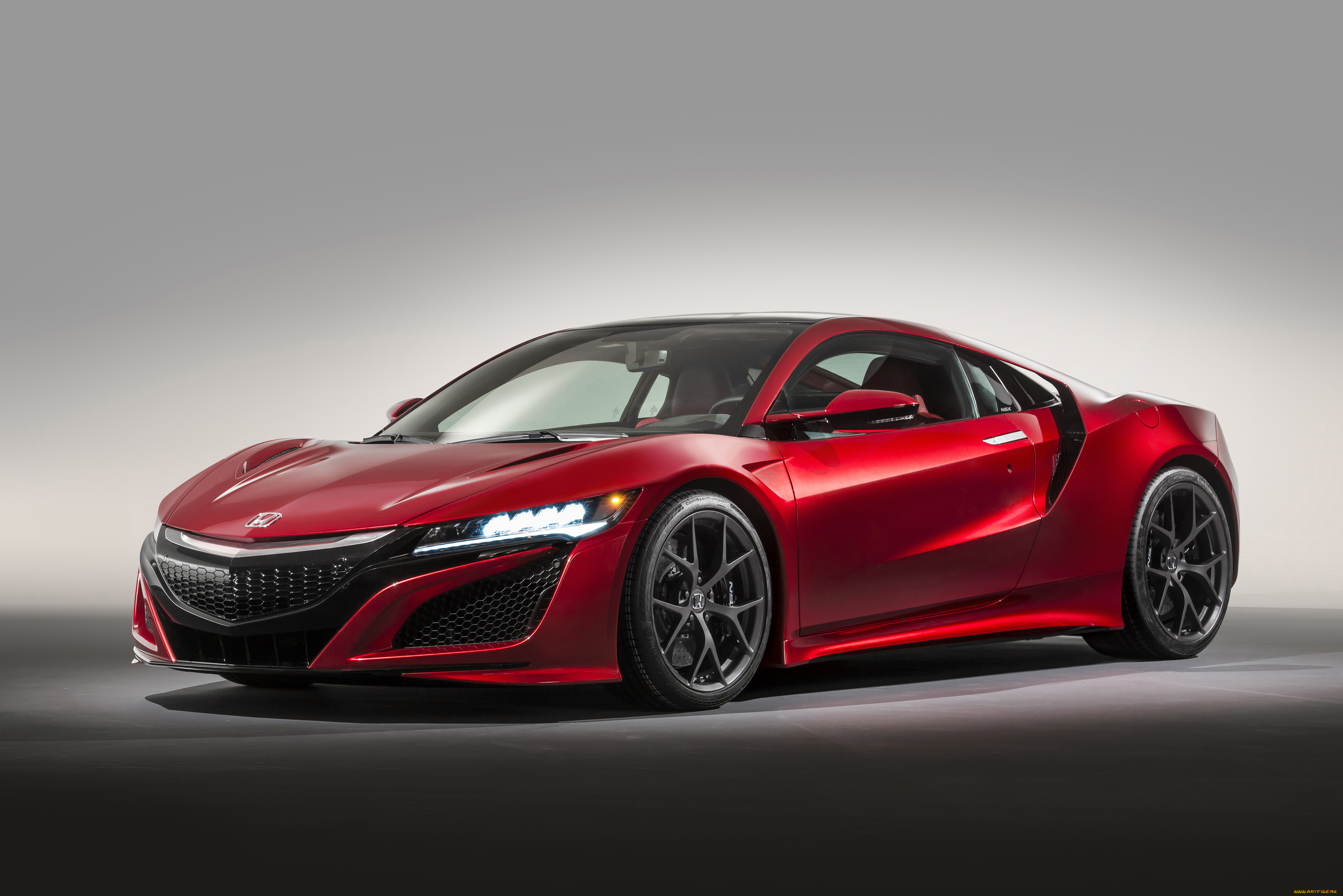 автомобили, honda, красный, 2015г, nsx