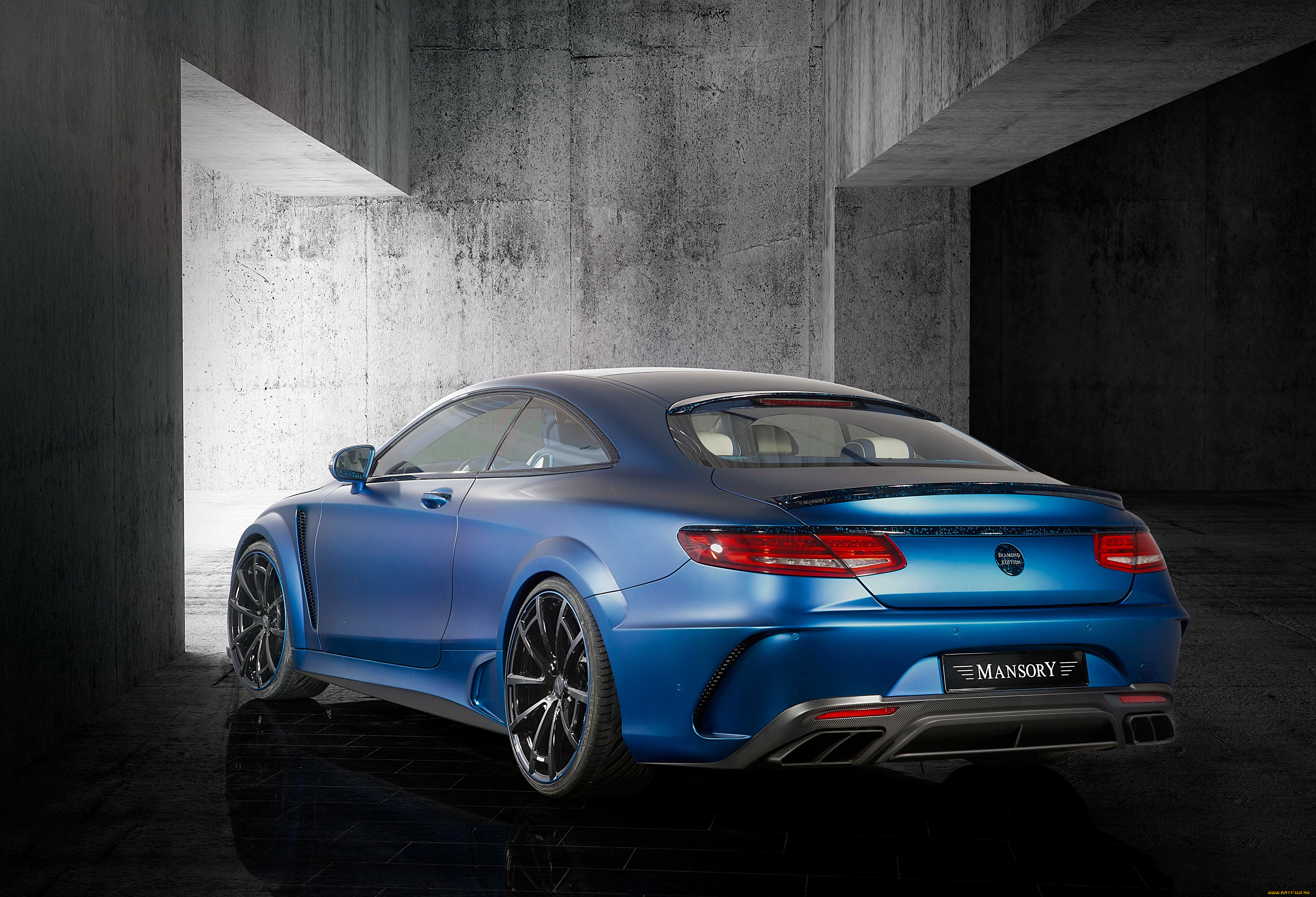 автомобили, mercedes-benz, синий, 2015г, c217, edition, diamond, coupе, amg, s, 63, mansory