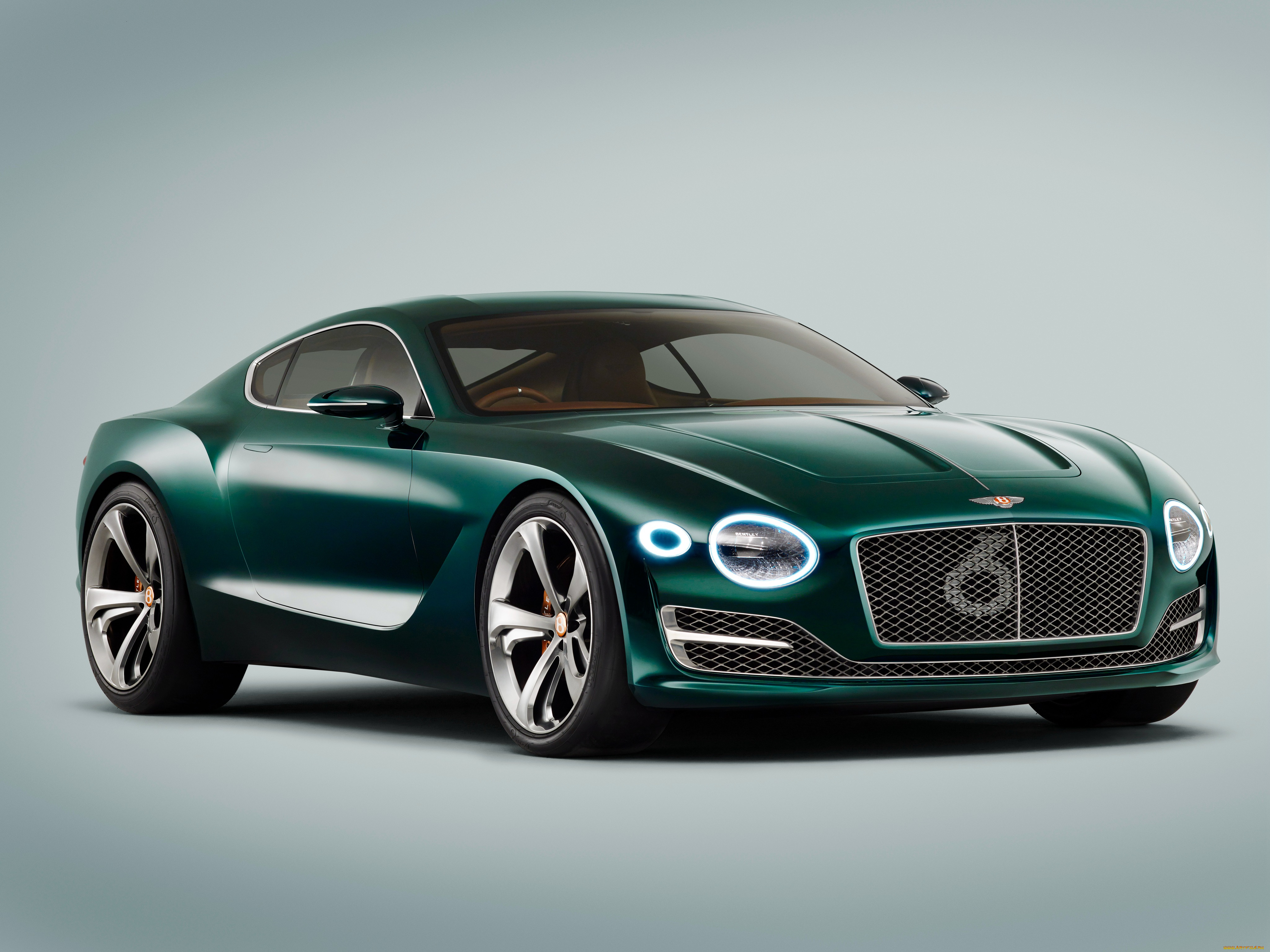 автомобили, bentley, зеленый, 2015г, exp, 10, speed, 6