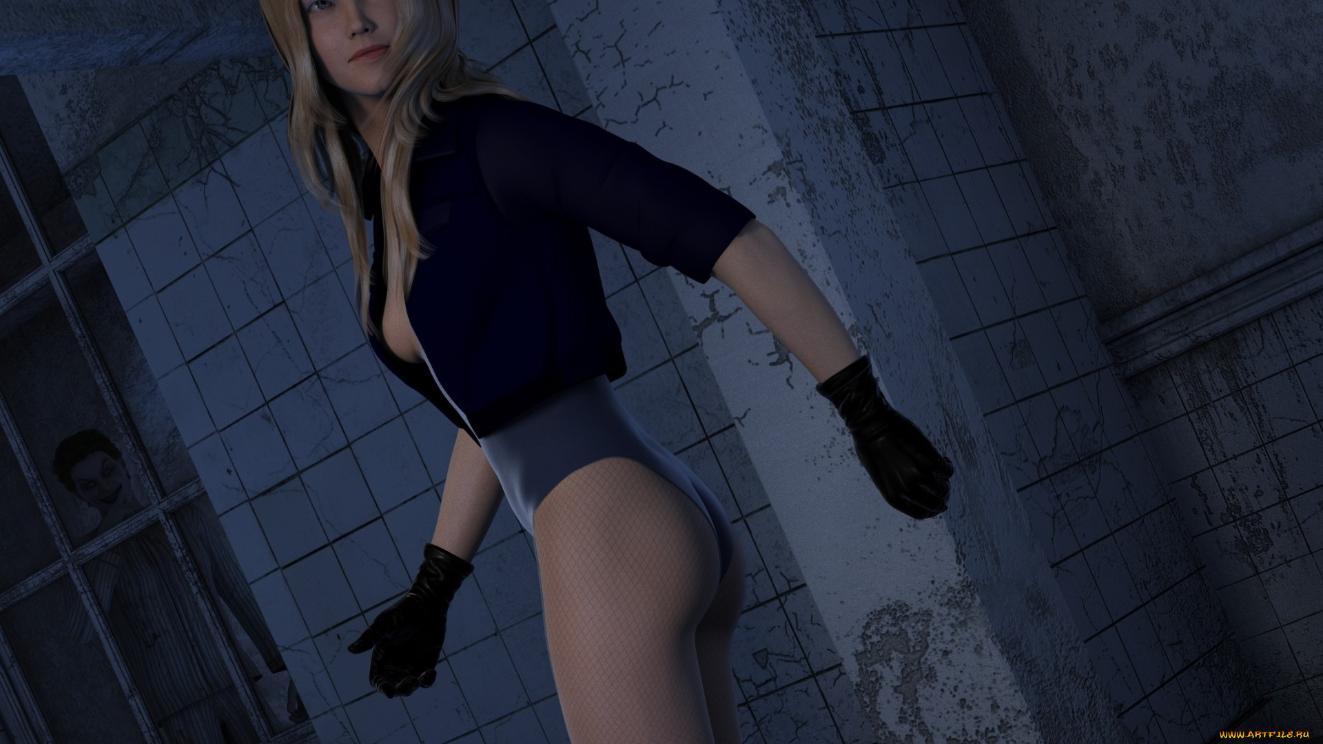 3д, графика, люди, , people, девушка, взгляд, фон