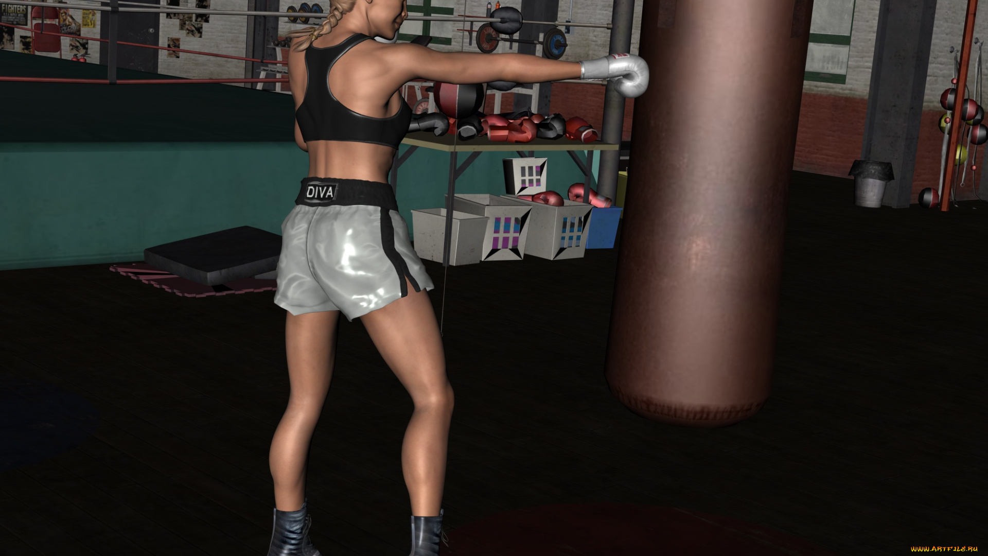 3д, графика, спорт, , sport, фон, взгляд, девушка