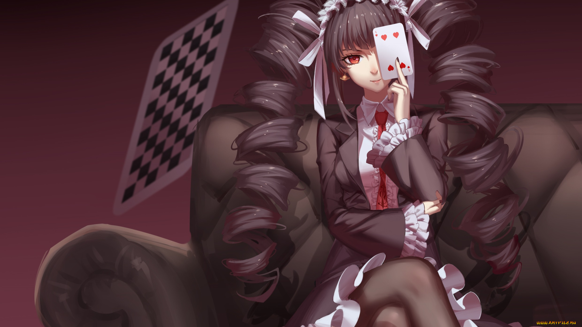 аниме, danganronpa, celestia, ludenberg