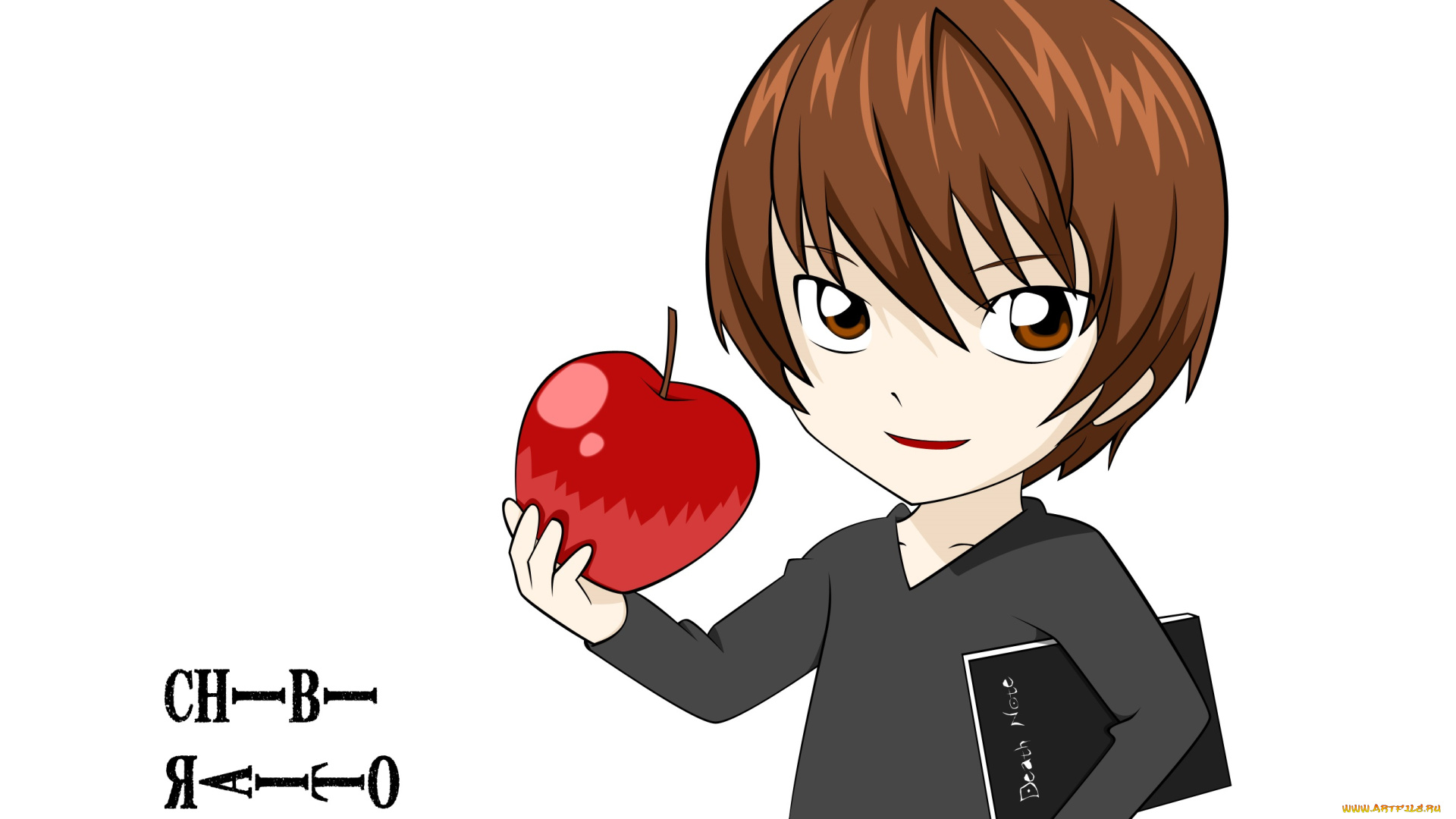 аниме, death, note, мальчик