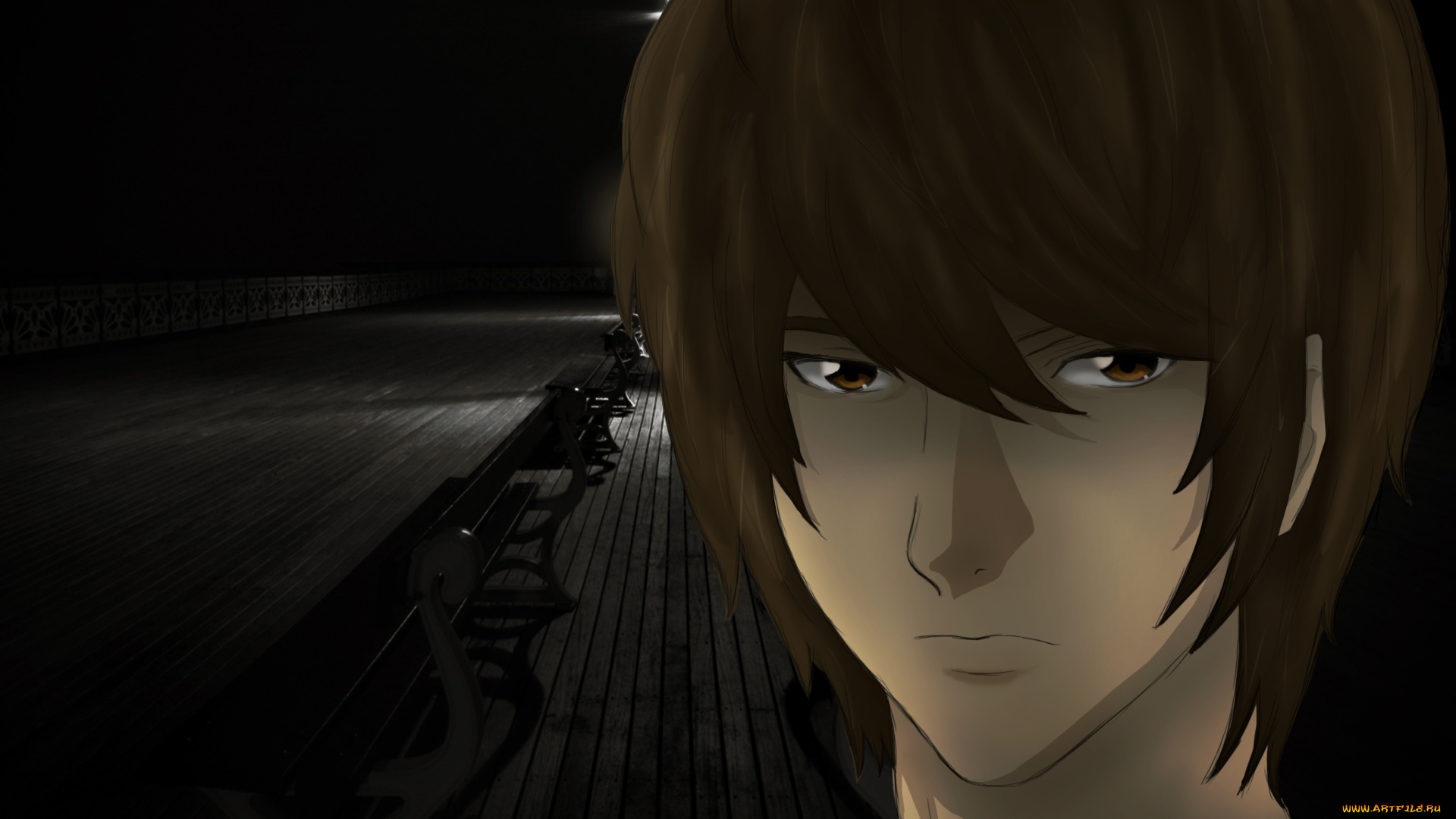 аниме, death, note, yagami, raito