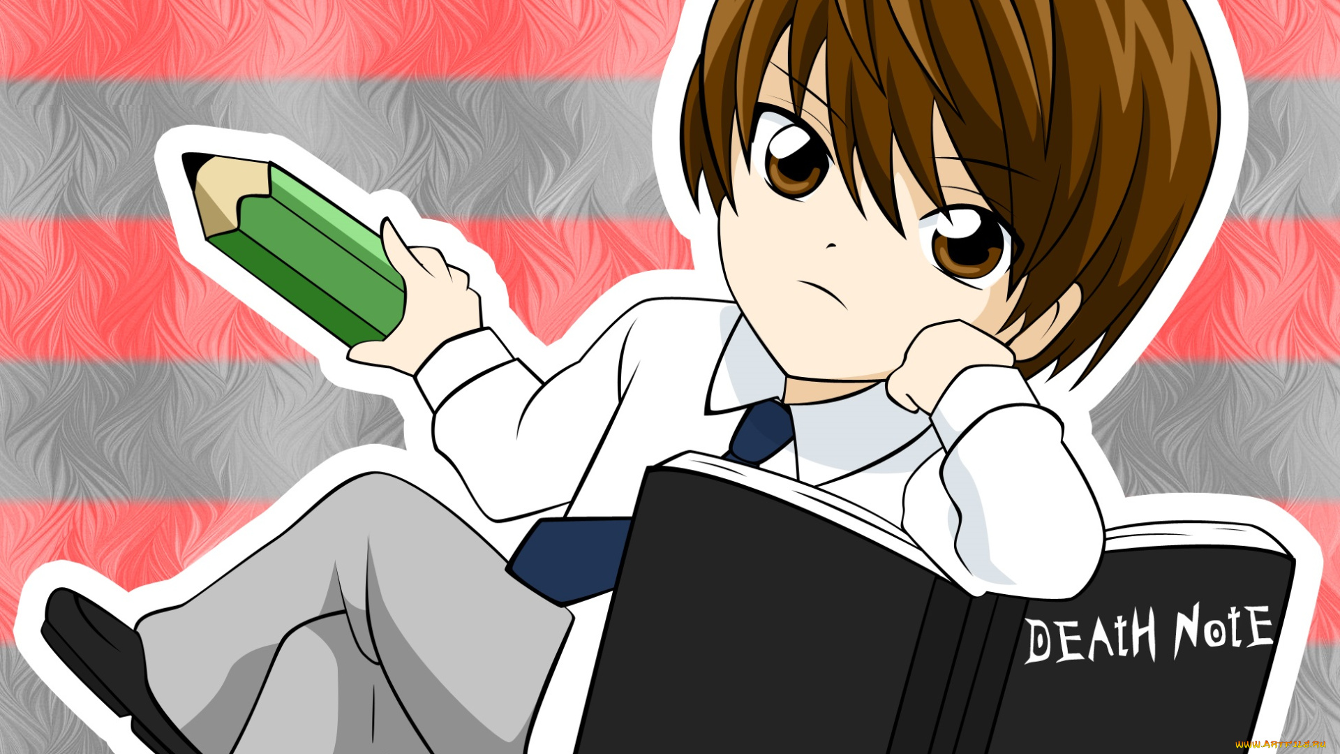 аниме, death, note, yagami, raito