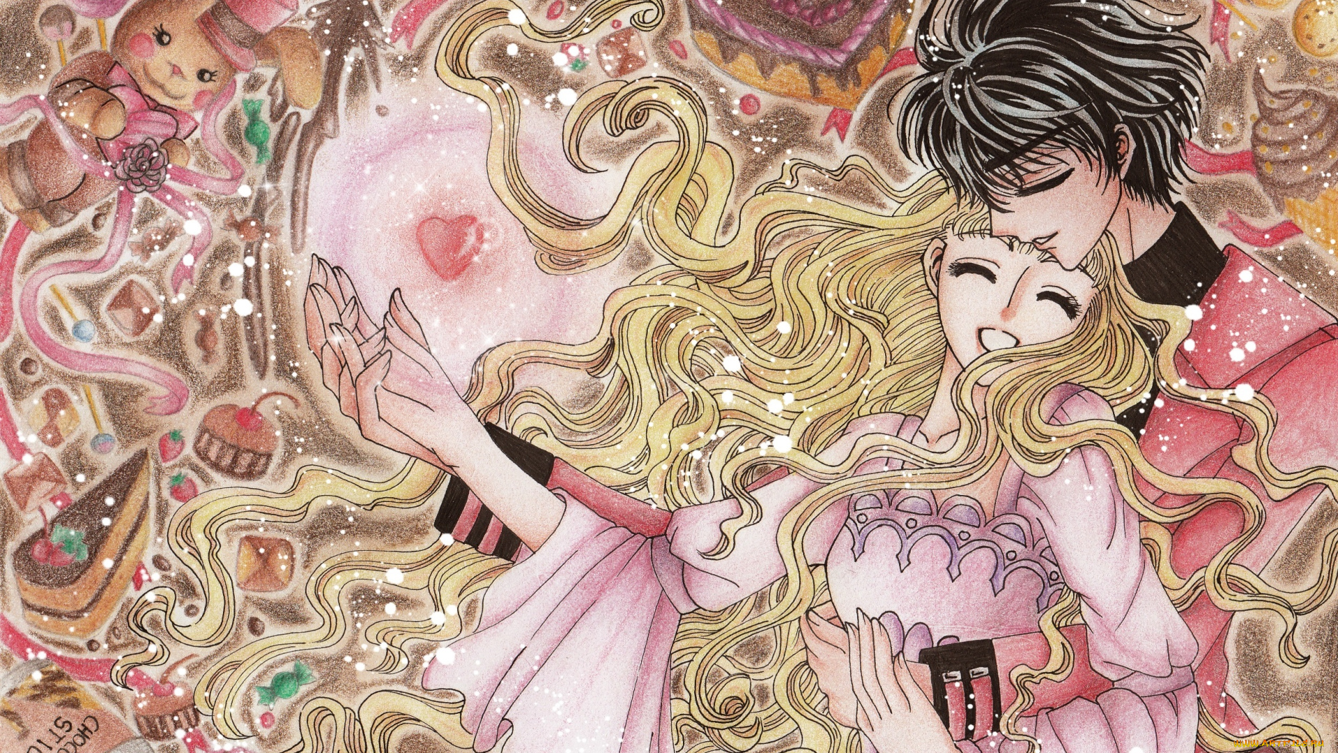 аниме, двое