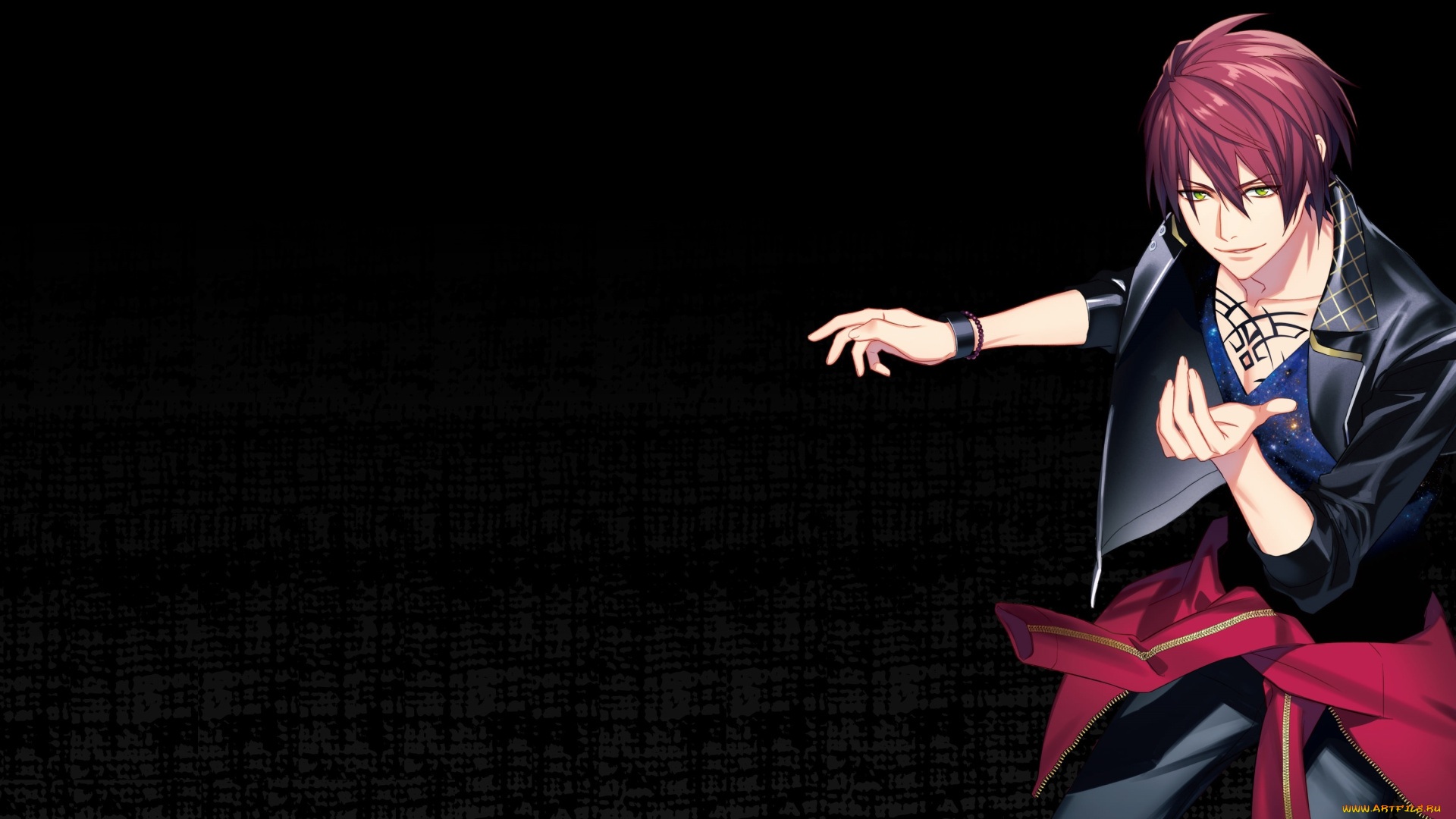 аниме, dynamic, chord, арт, dynamic, chord, парень, рыжий