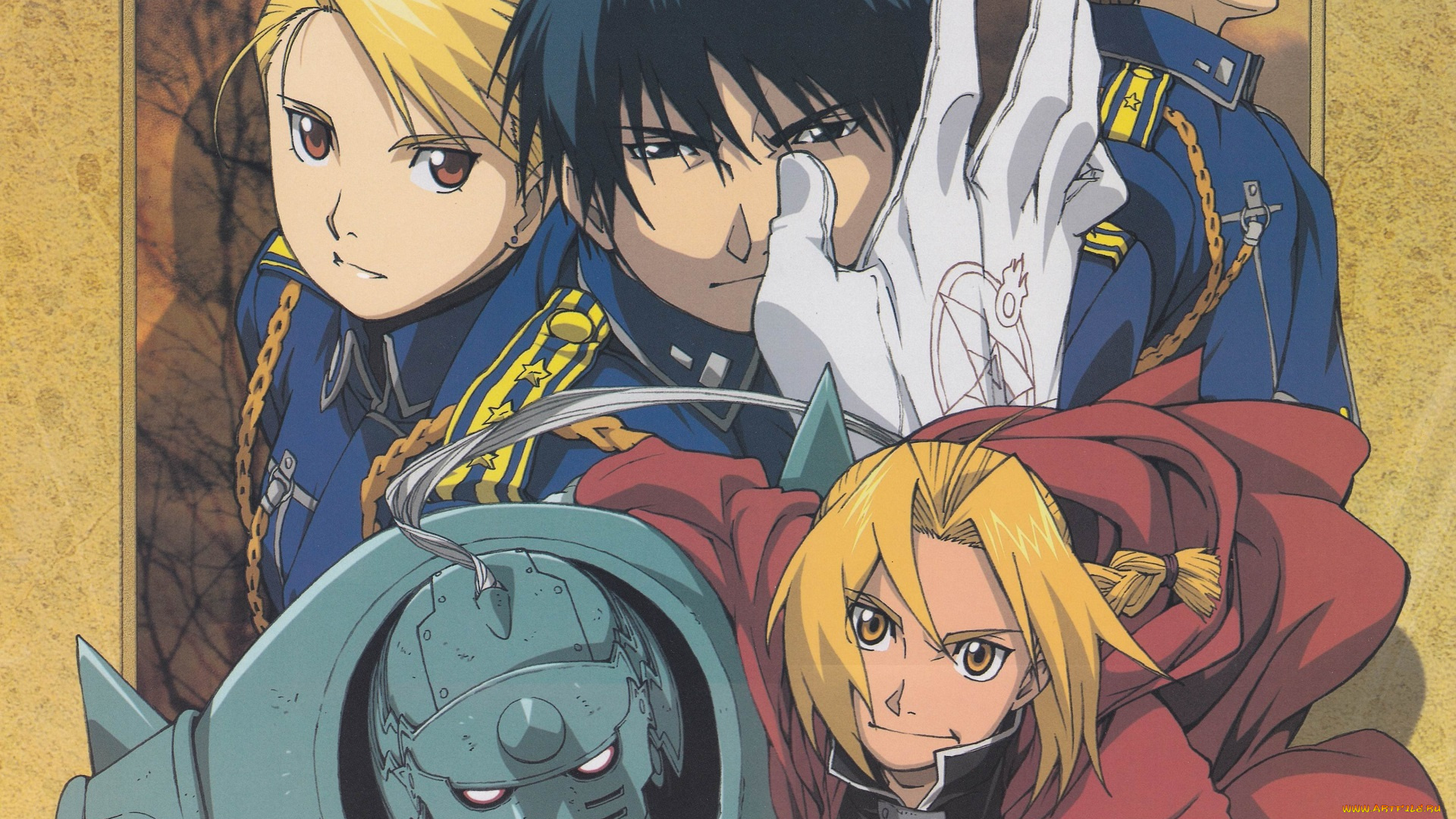 аниме, fullmetal, alchemist, стальной, алхиик