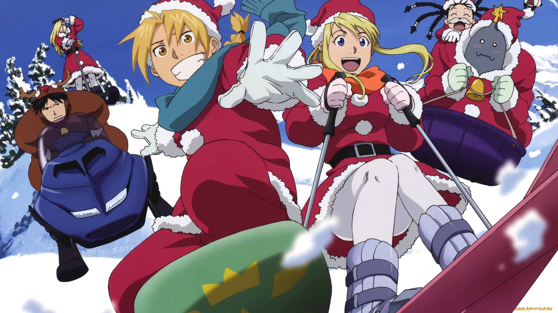 аниме, fullmetal, alchemist, стальной, алхиик